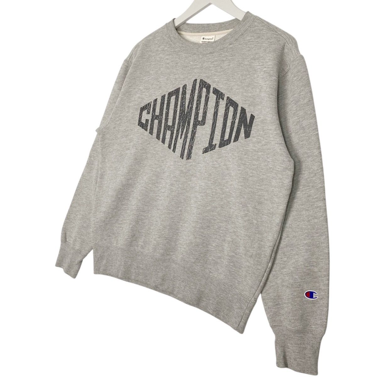 Other Vintage Champion authentic Crewneck Sweatshirt Grey Size M Size US M / EU 48-50 / 2 - 2 Thumbnail