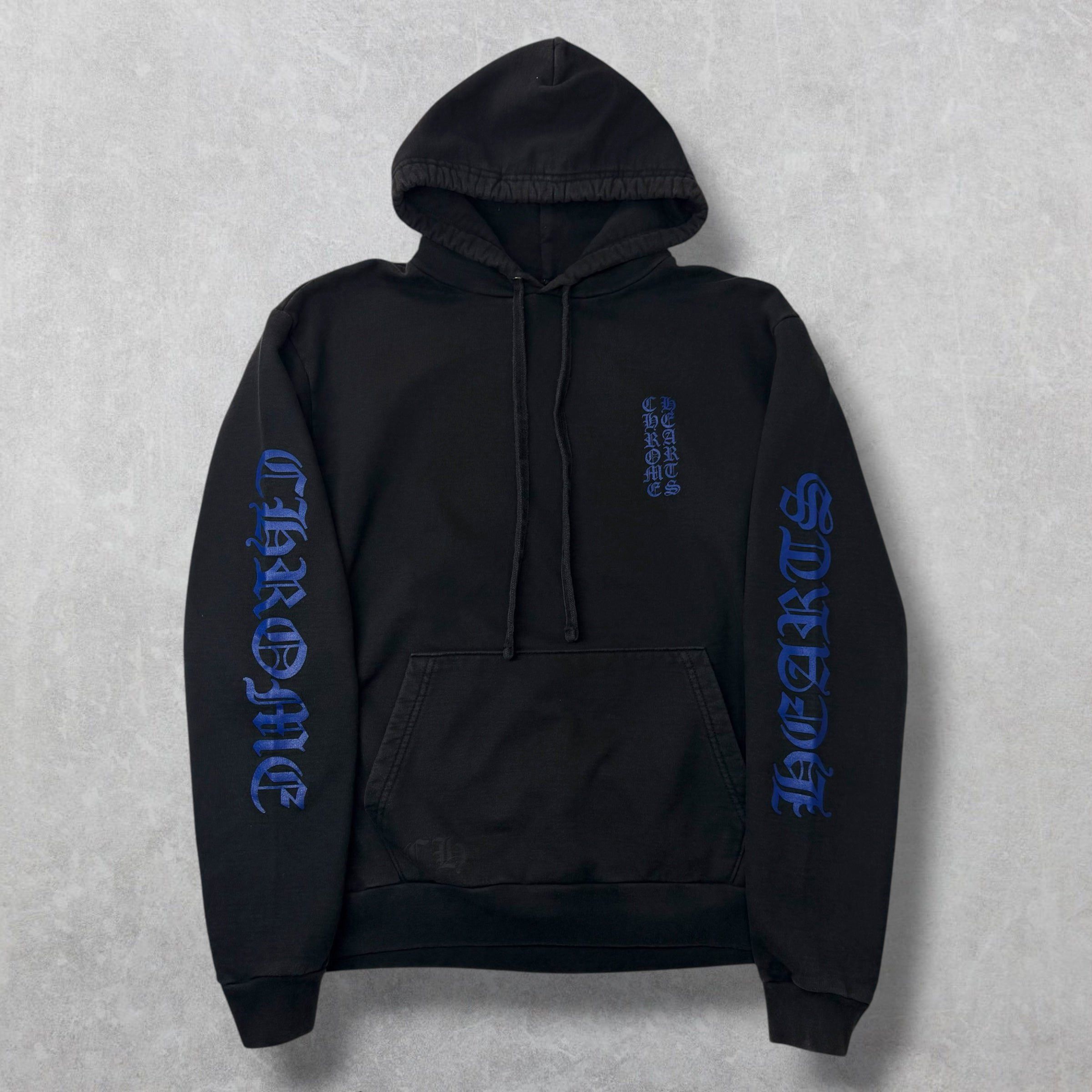 Chrome Hearts Chrome Hearts Blue Vertical Logo Hoodie M Size US M / EU 48-50 / 2 - 1 Thumbnail