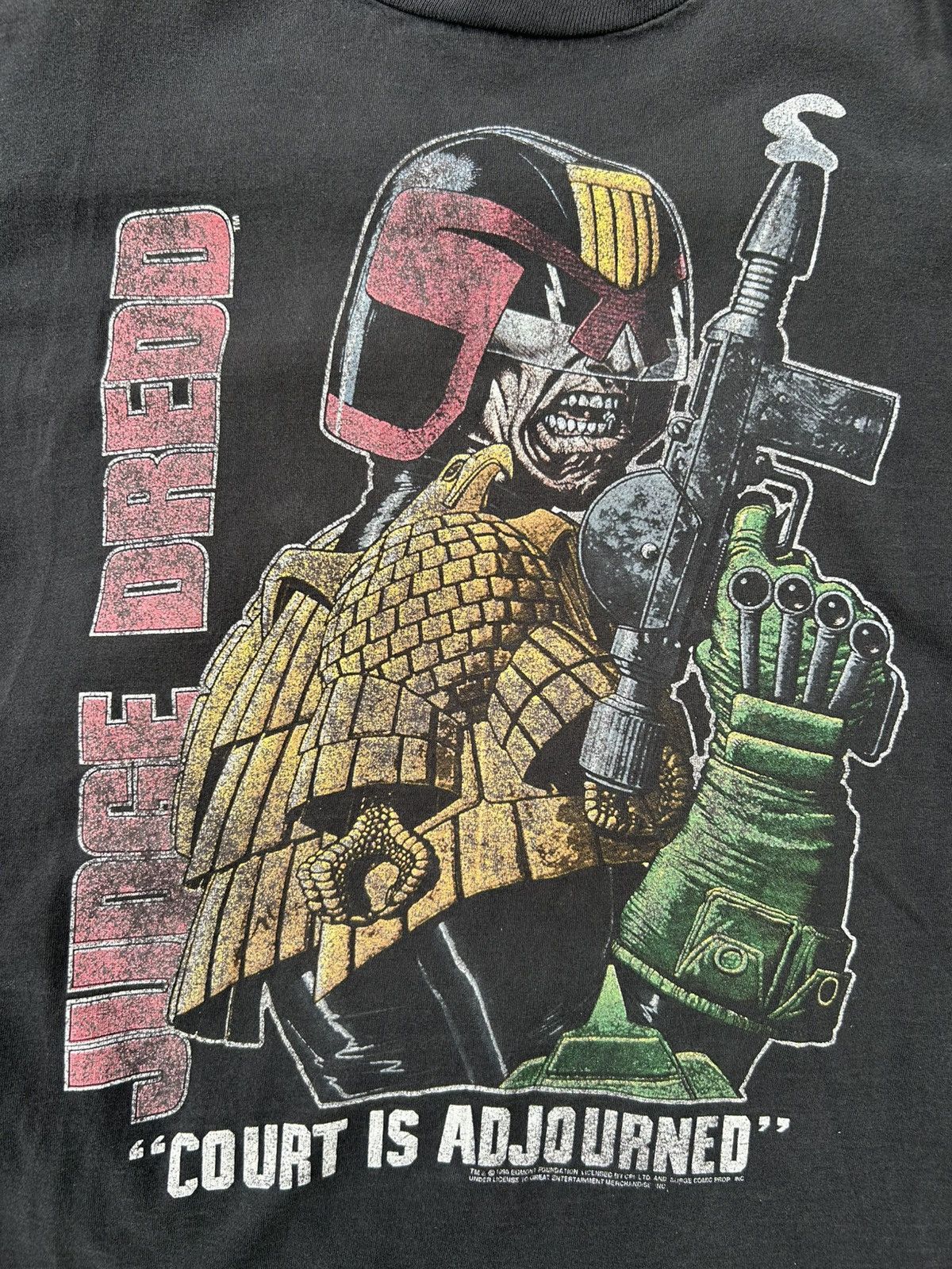 Rare Vintage 90s Faded Judge Dredd Comic book Movie Promo