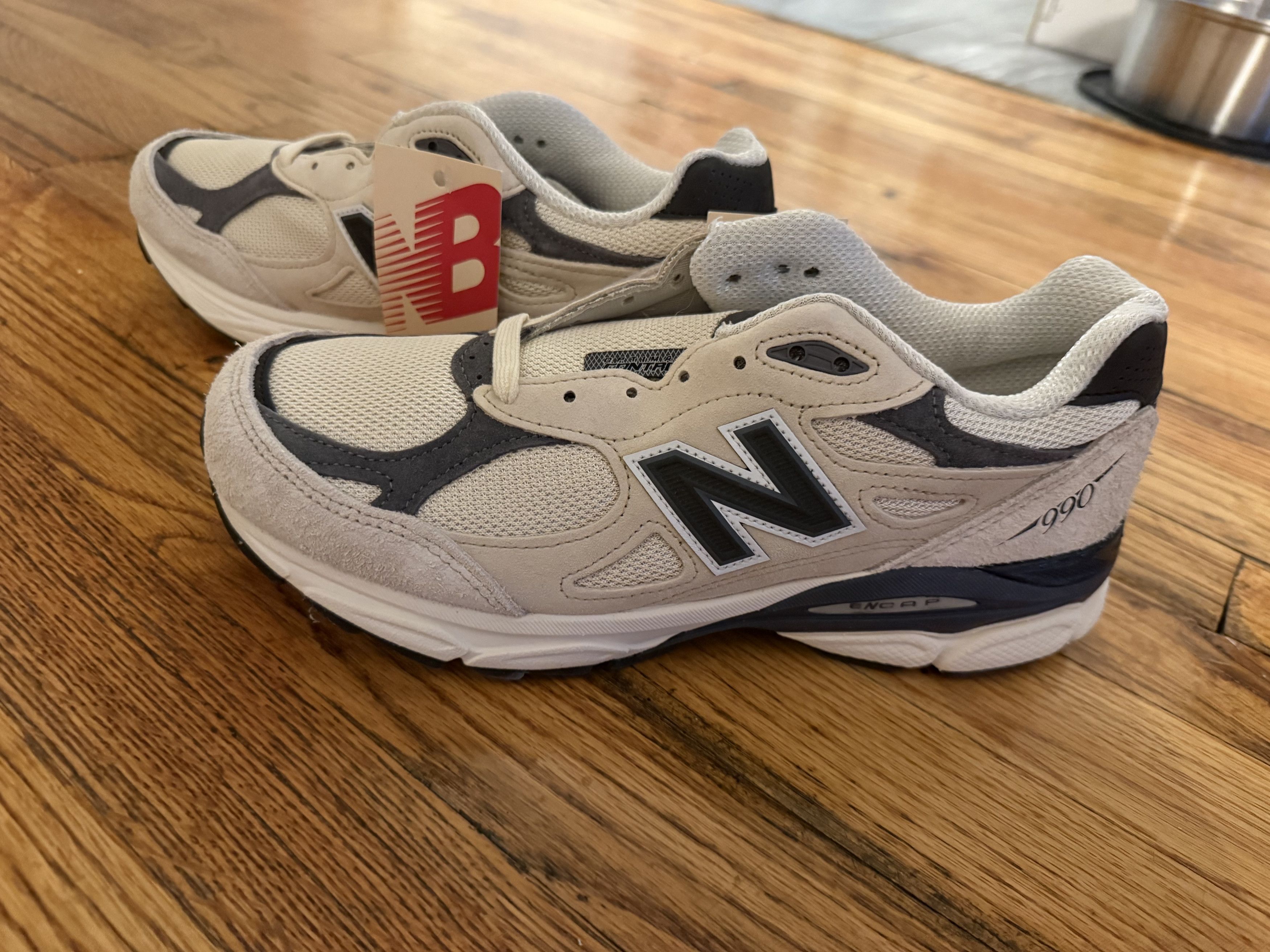 New Balance New Balance Teddy Santis x 990v3 Made in USA Moonbeam Size US 8 / EU 41 - 2 Thumbnail