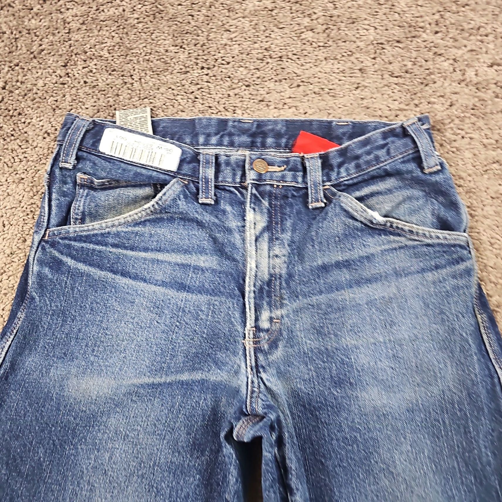 Dickies Dickies Jeans Mens 32 Straight Dark Wash FR Flame Resistant Relaxed Workwear Size US 30 / EU 46 - 2 Thumbnail