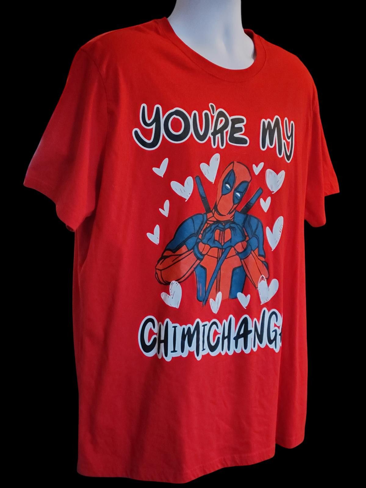 Marvel Comics Marvel Deadpool 'Chimichanga' Graphic Tee Size 2XL Size ONE SIZE - 3 Thumbnail