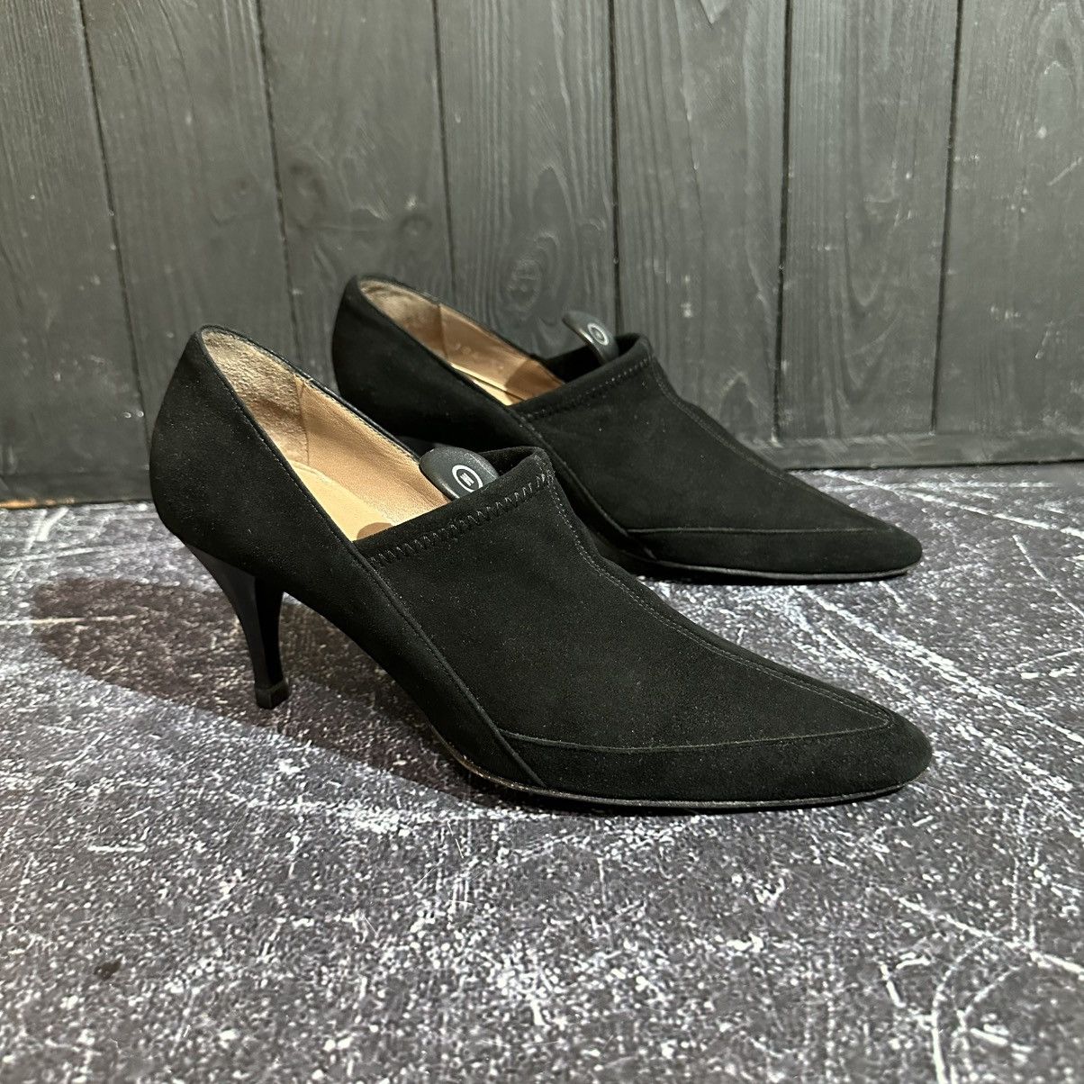 Gucci GUCCI - Women’s Black Suede Heels pumps Size 35C Size US 5 / IT 35 - 4 Thumbnail
