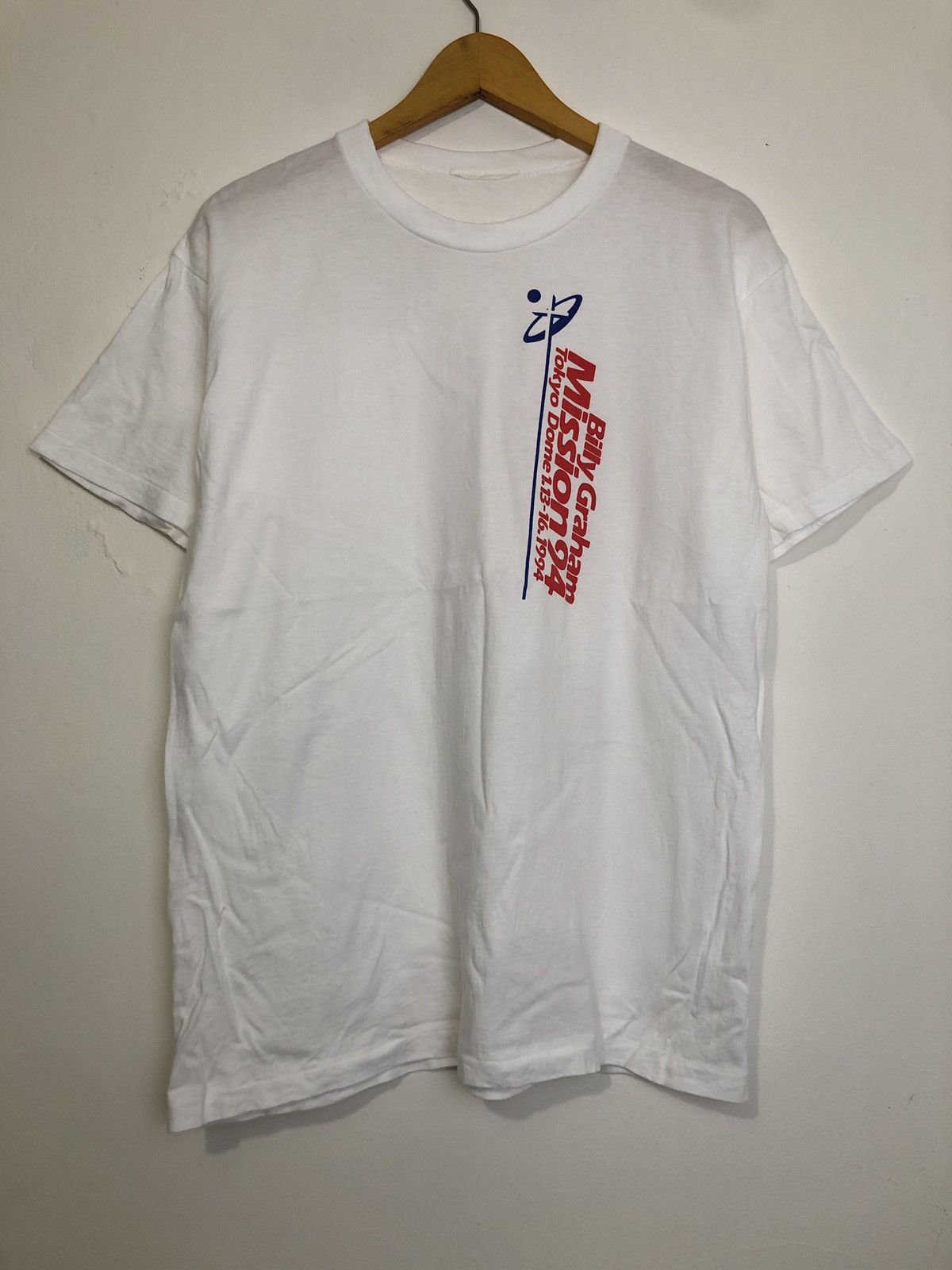 Vintage Vintage Billy Graham Mission 94 Tokyo Dome T-Shirt Size US M / EU 48-50 / 2 - 1 Thumbnail
