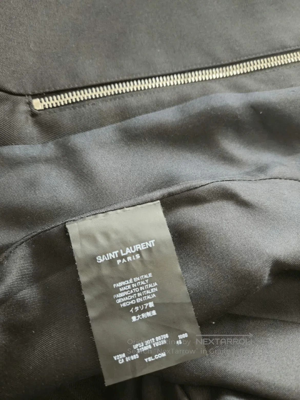 Saint Laurent Paris Sz 46 Saint Laurent Paris Runway Zipper Jacket. Size US S / EU 44-46 / 1 - 7 Thumbnail
