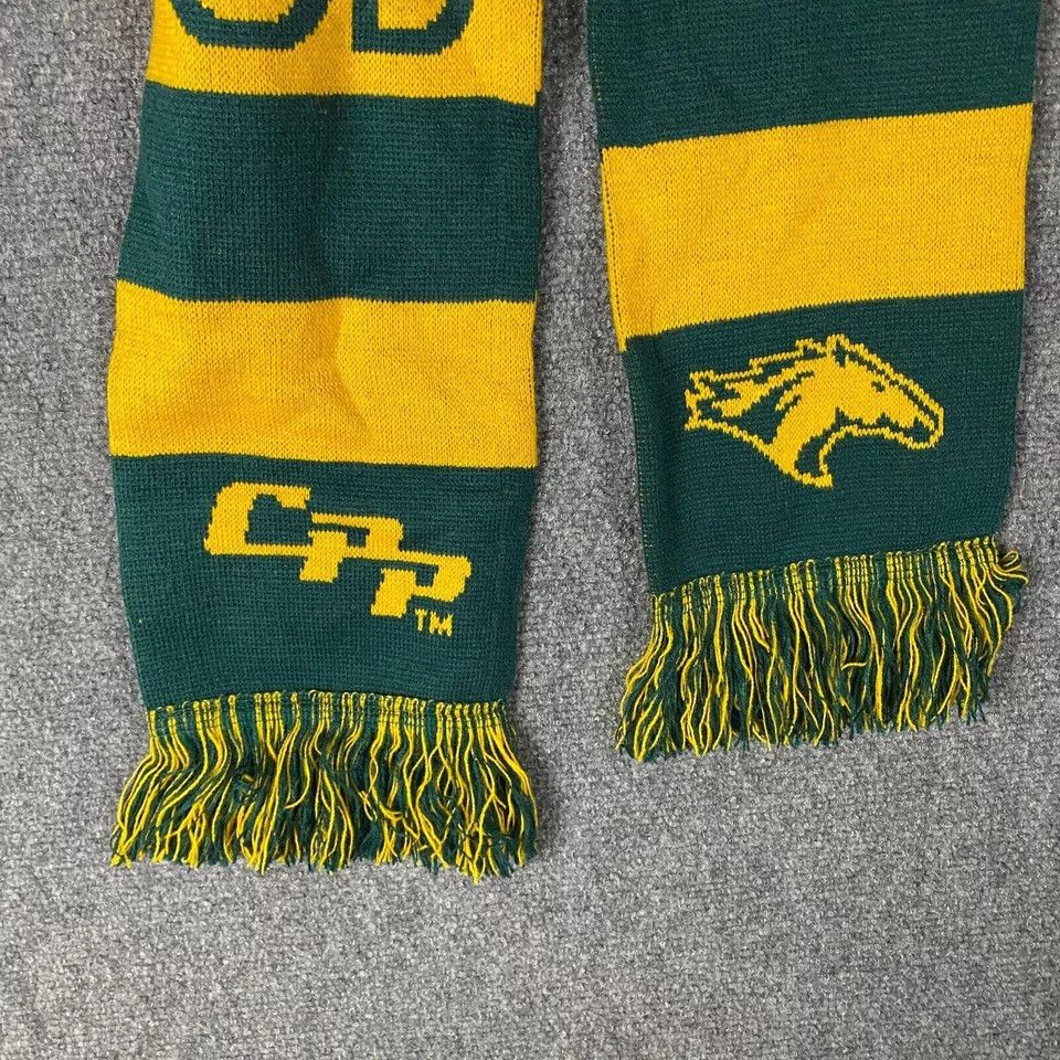 Other Denver Broncos Scarf Knit Green Yellow Size ONE SIZE - 5 Thumbnail