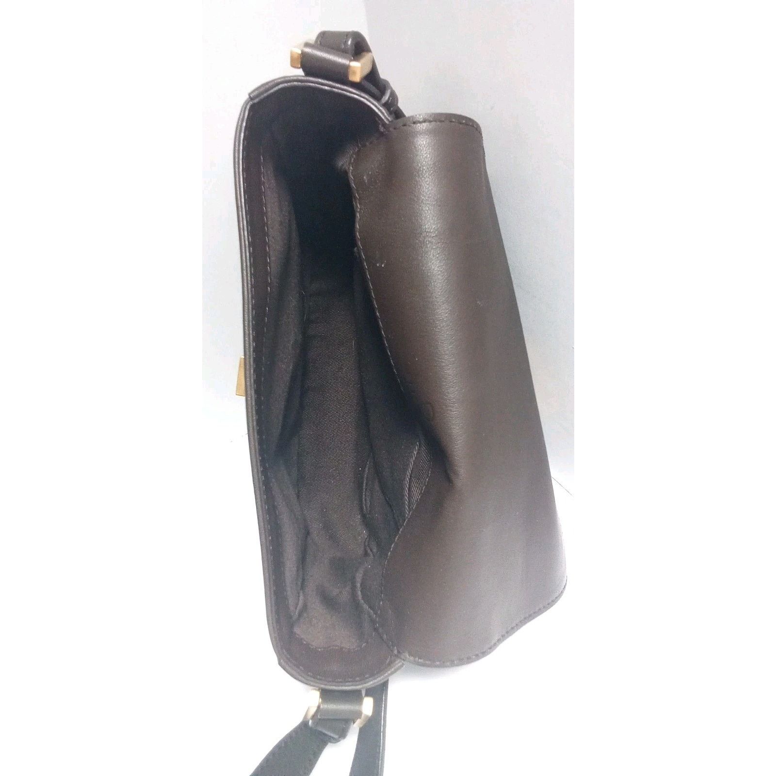 Other Ellie Saab Crossbody Claudine Dark Brown Perfect Condition Size ONE SIZE - 6 Thumbnail