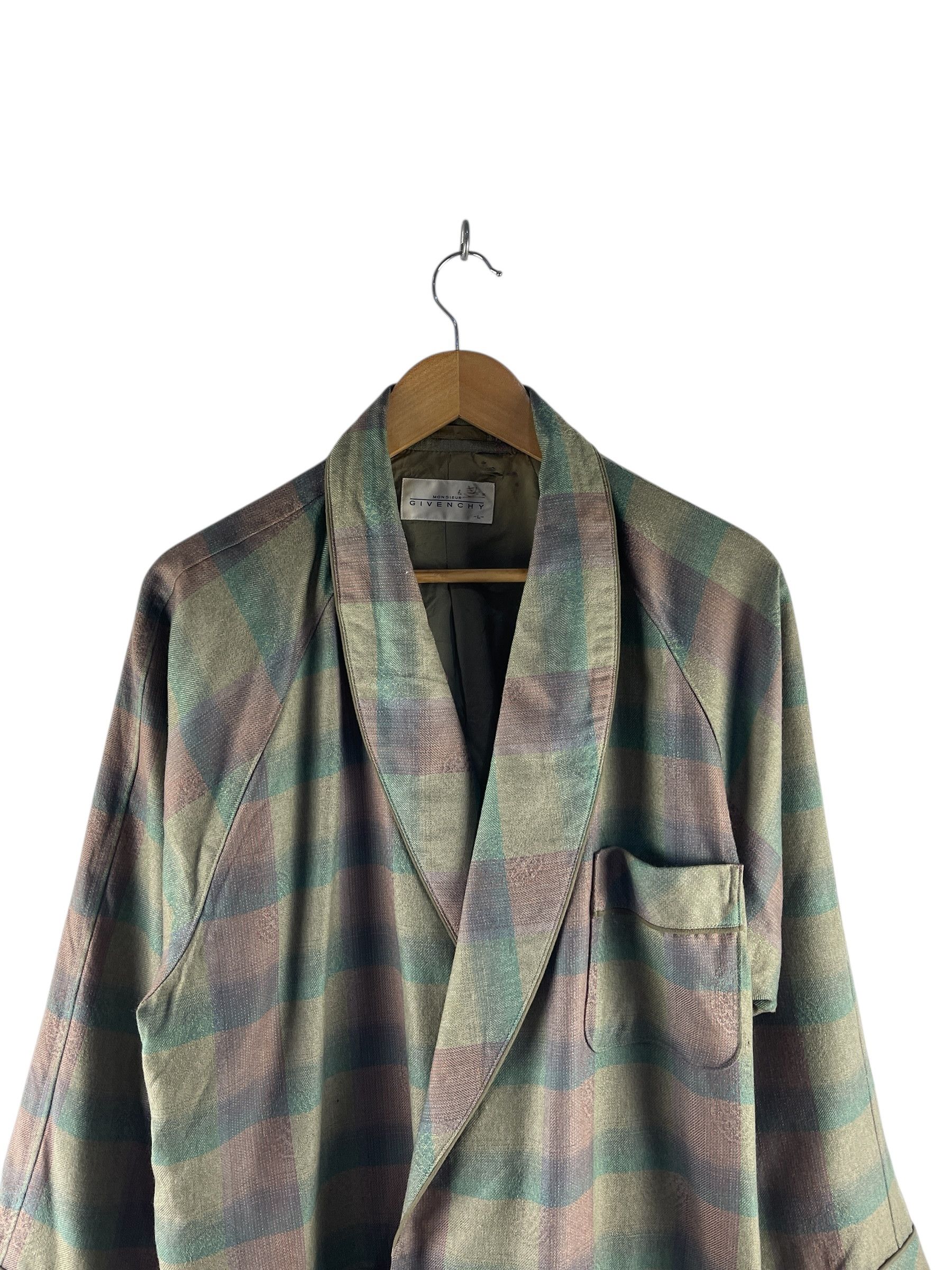 Givenchy Vintage Monsieur Givenchy Flannel Robe Size US L / EU 52-54 / 3 - 8 Thumbnail