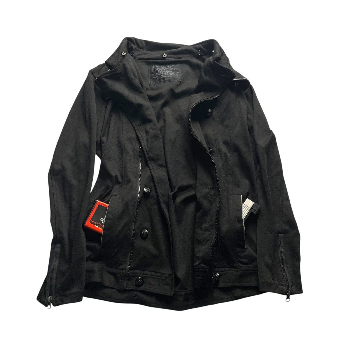 🇯🇵 HALHAM FULL ZIP BTTON UP PUNK GOTHIC JACKET
