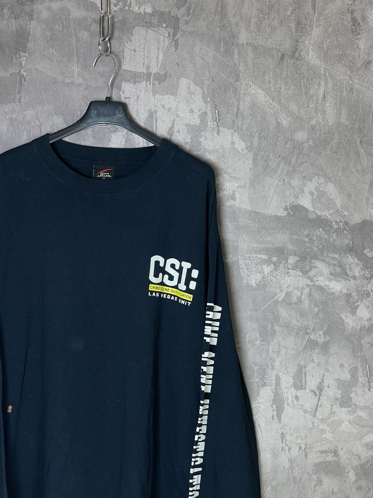 Vintage Vintage Y2K CSI Las Vegas TV Promo Long sleeve T Shirt Size US XL / EU 56 / 4 - 10 Thumbnail