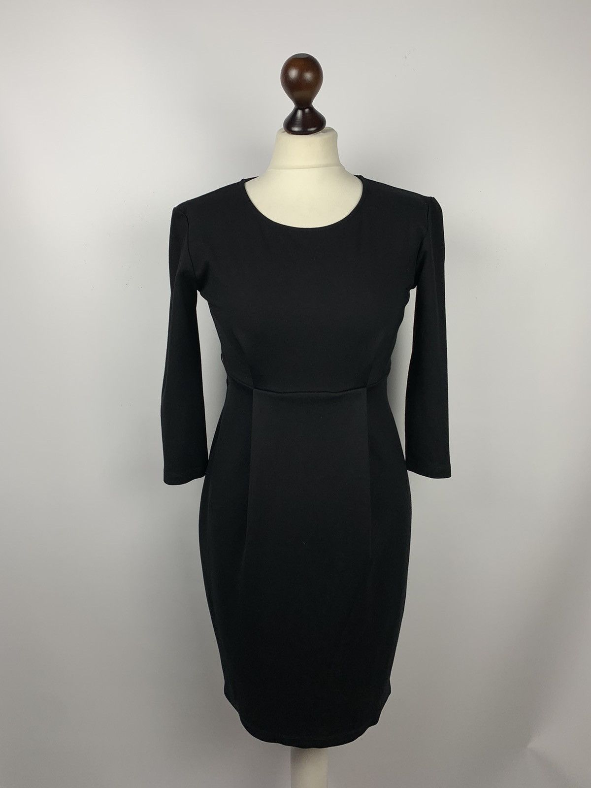 ワンピース MAX MARA NAVY BLUE STRETCH VISCOSE BLEND SHEERE DRESS Weekend Max Mara Navy Blue Stretch Viscose Blend Sheere