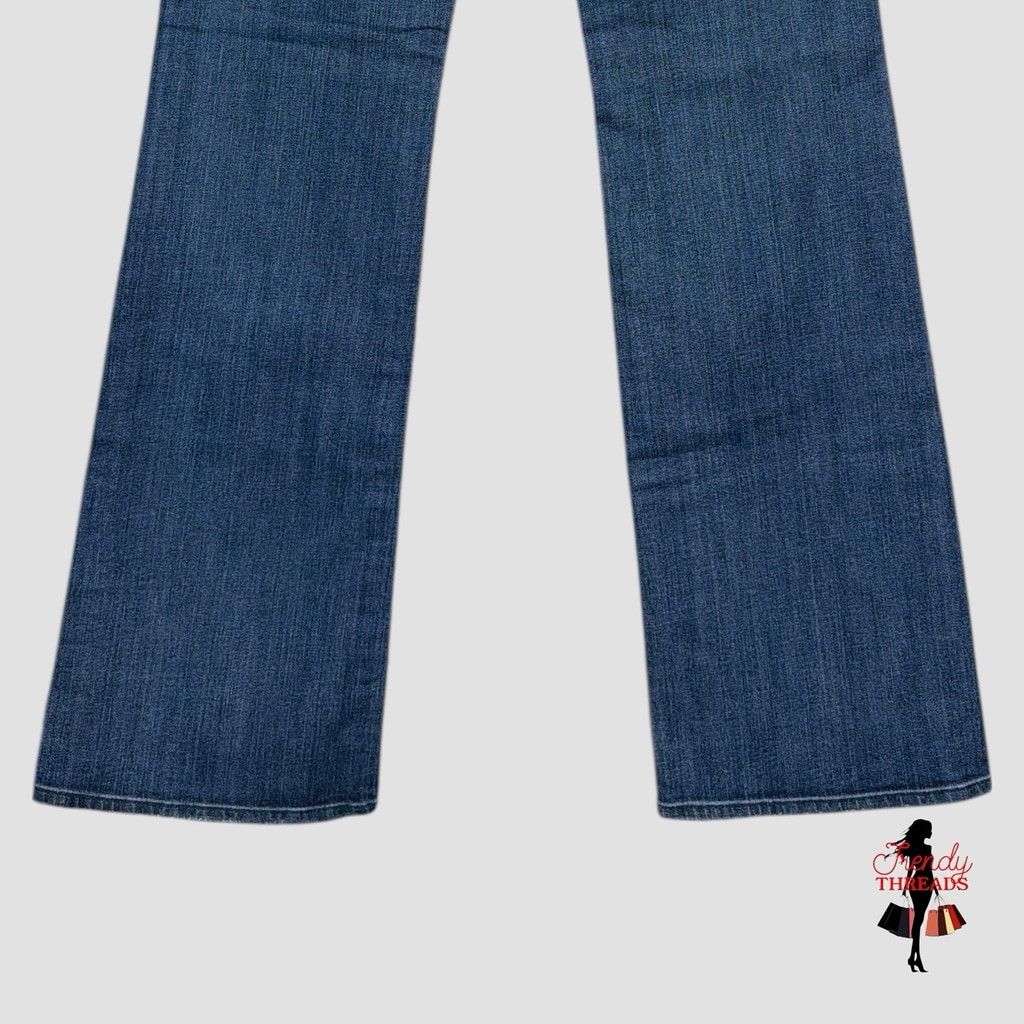 7 For All Mankind 7 For All Mankind Jeans Womens 30x34 Blue Denim Low Rise Doj Size 30" / US 8 / IT 44 - 8 Thumbnail