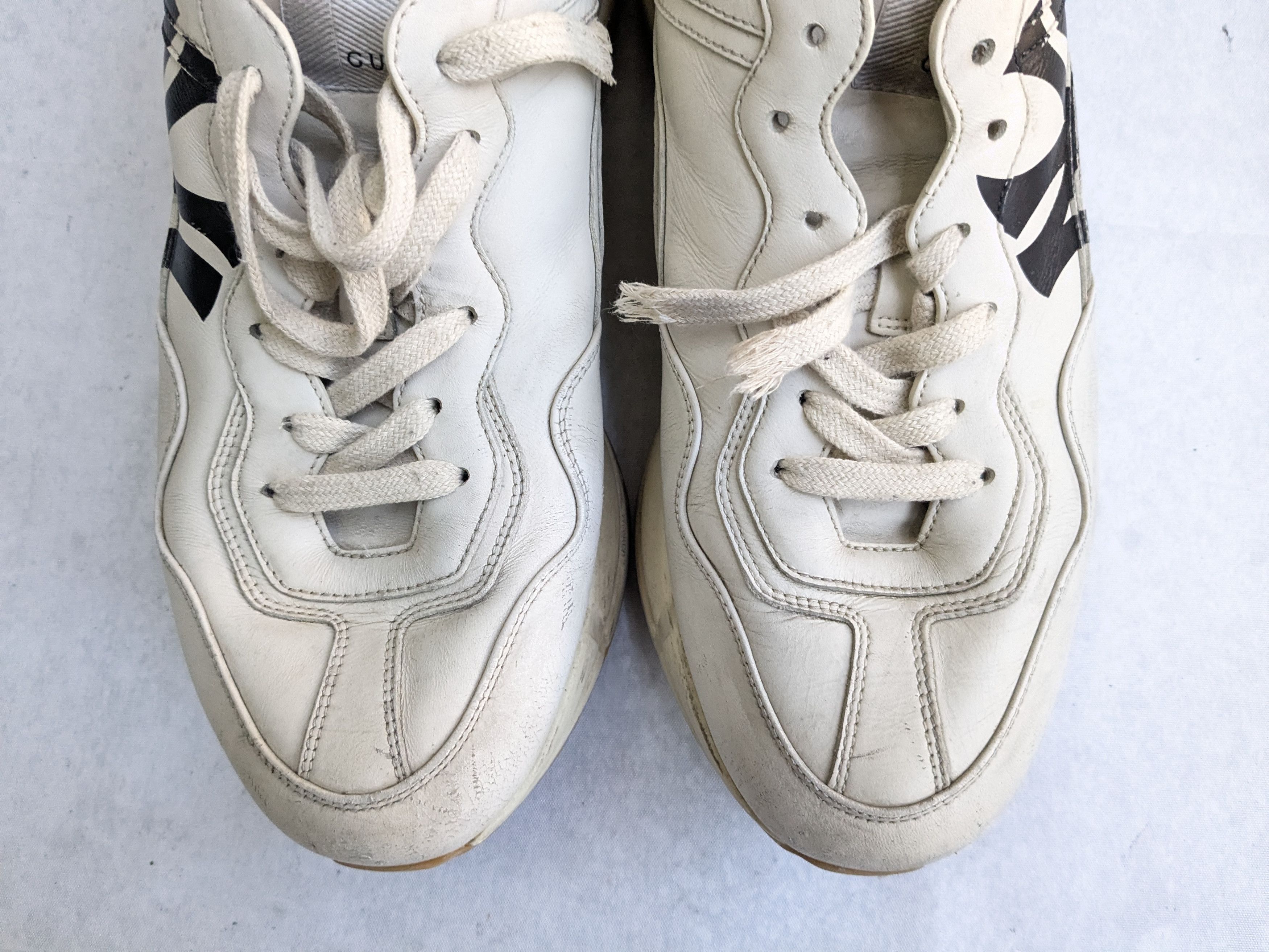 Gucci Gucci Rython Sneakers NY Yankees 9 Leather Low Size US 9 / EU 42 - 2 Thumbnail