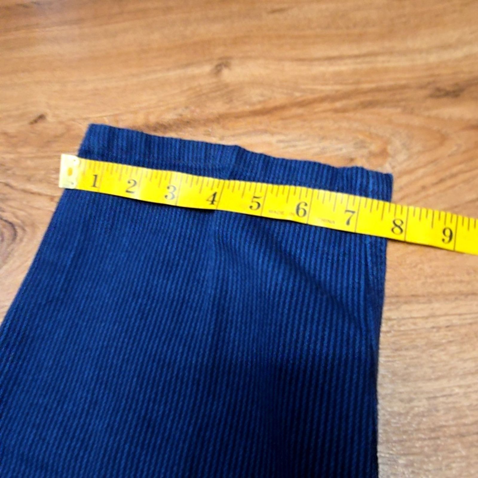 Roper Vintage Pinstriped Jeans Blue High Waist 80s Womens 15 Size 36" / US 14 / IT 50 - 14 Thumbnail