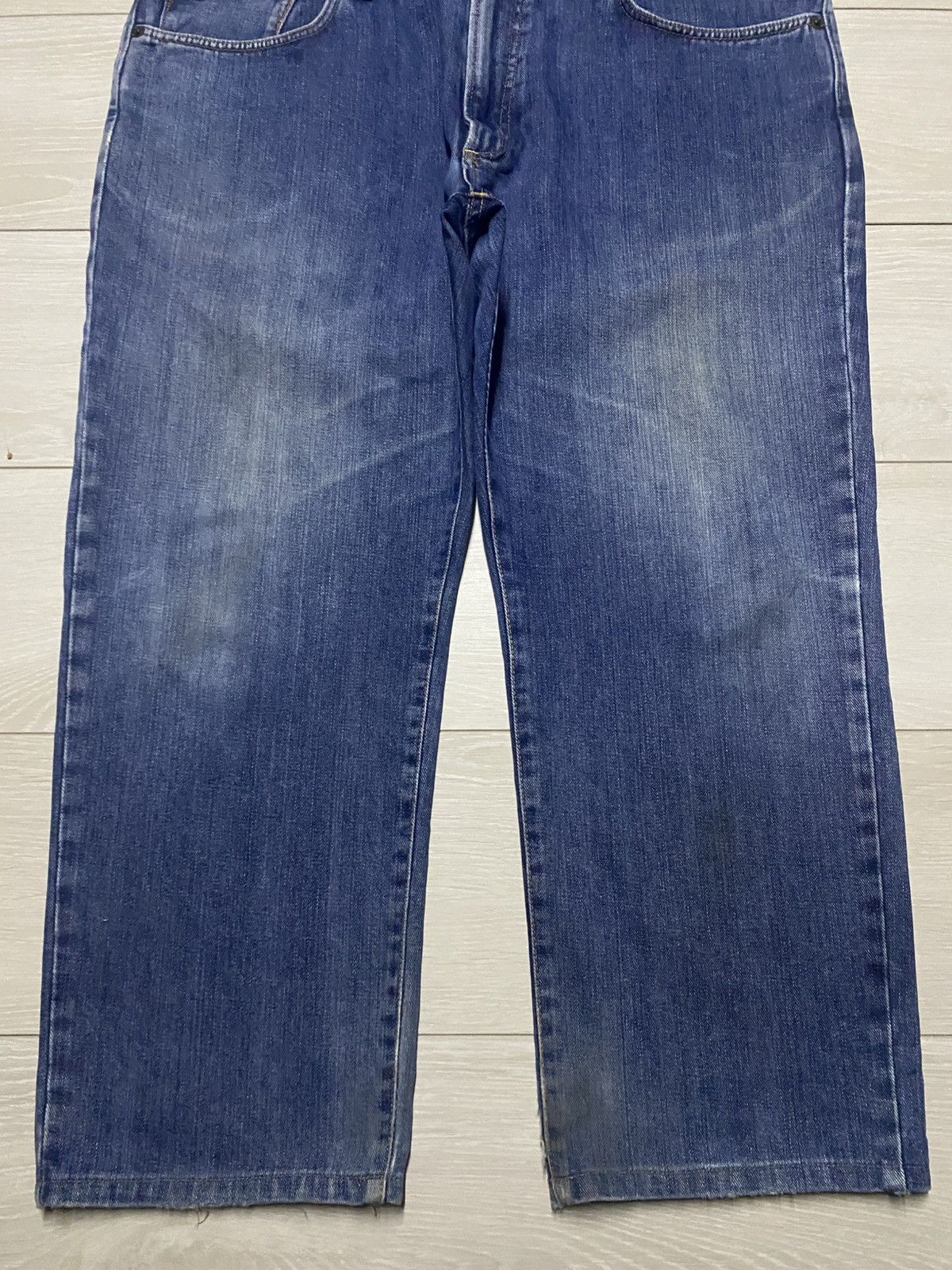 Edwin Vintage Edwin Internatinal basic Blue Wash Big Size W41 Size US 41 - 5 Thumbnail