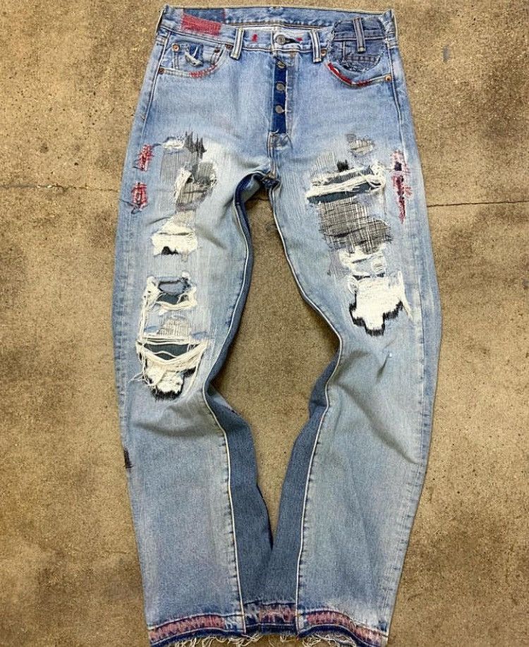 Other PROJECT CAPRI SIZE34 RED RUM JEANS Size US 34 / EU 50 - 1 Thumbnail