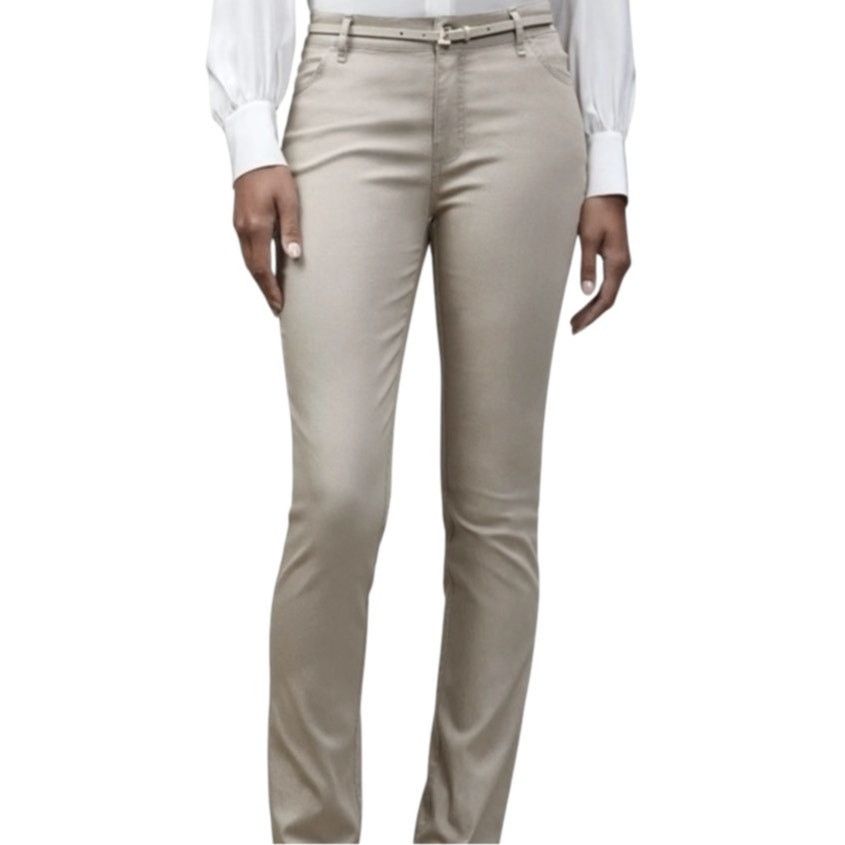 Lafayette 148 Lafayette 148 Beige Pants | Size 10 Size 32" / US 10 / IT 46 - 6 Thumbnail