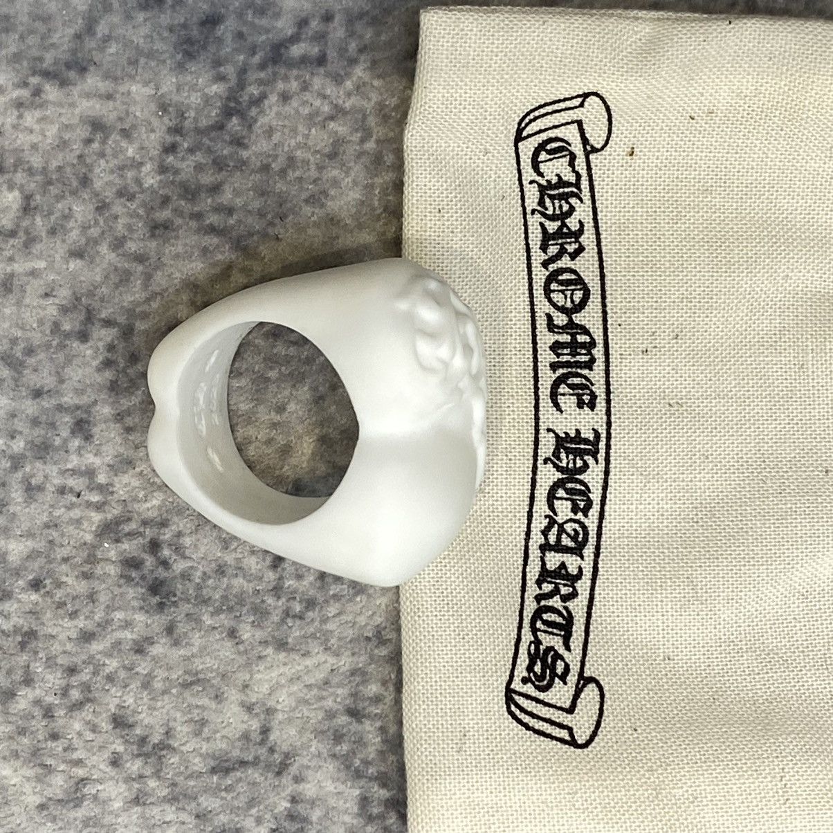 Chrome Hearts CHROME HEARTS Silicrome Ring WHITE Size ONE SIZE - 8 Thumbnail