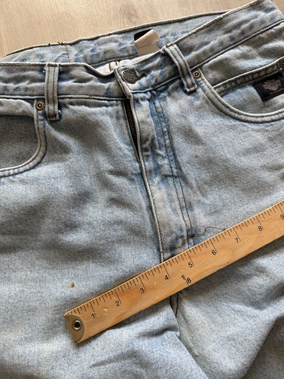 Harley Davidson Vintage Harley Davidson Jeans Made In USA 32x34 *31x33 Size US 31 - 6 Thumbnail