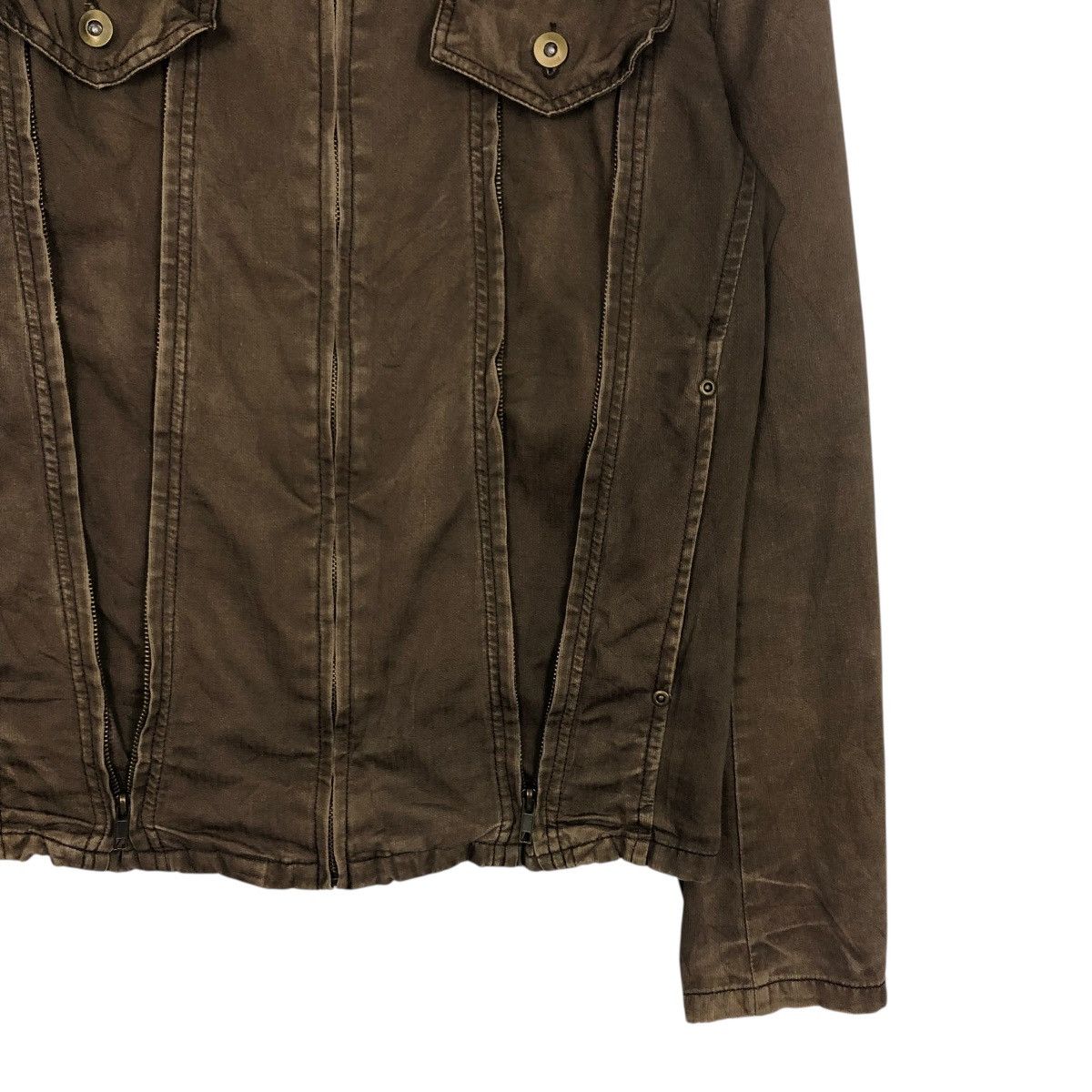 Japanese Brand 🔥VINTAGE BIKER JACKET CROPPED DESIGN ICCA ISSEY MIYAKE Size US M / EU 48-50 / 2 - 7 Thumbnail