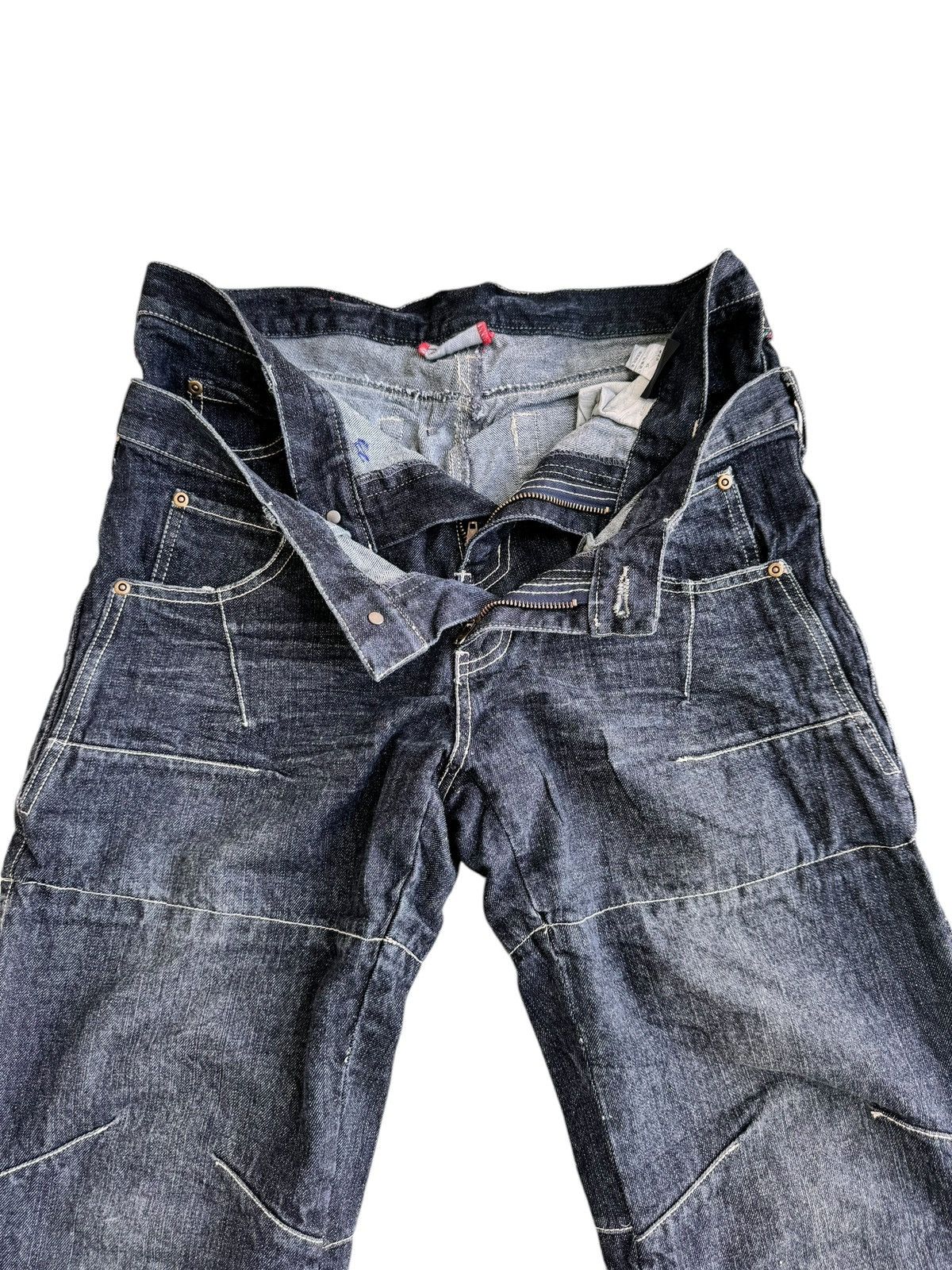 Japanese Brand × Tornado Mart Japanese Brand Gumo International Double Waist Jeans Size US 32 / EU 48 - 5 Thumbnail