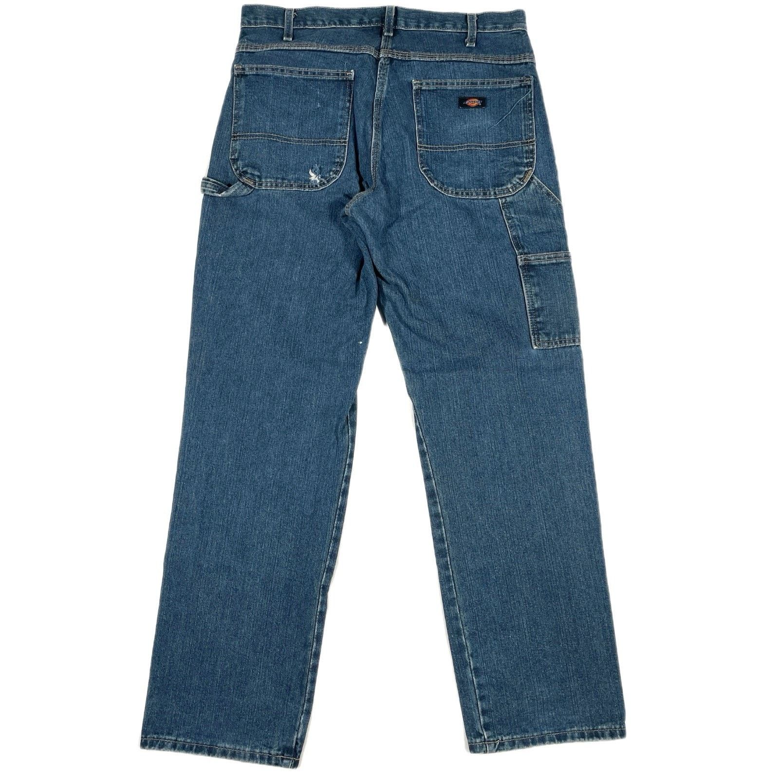 Dickies Dickies Carpenter Work Wear Blue Denim Jeans Size 32/32 B40 Size US 32 / EU 48 - 6 Thumbnail