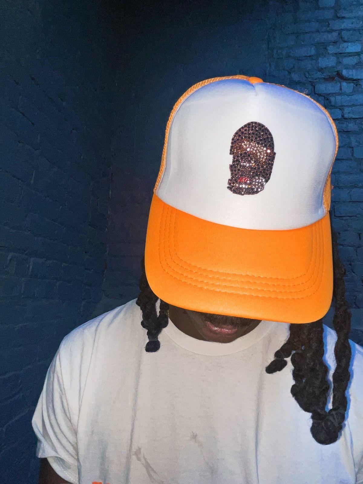 Designer × Other GODBLESSKHAN CRUSTED LOGO TRUCKER Size ONE SIZE - 3 Thumbnail