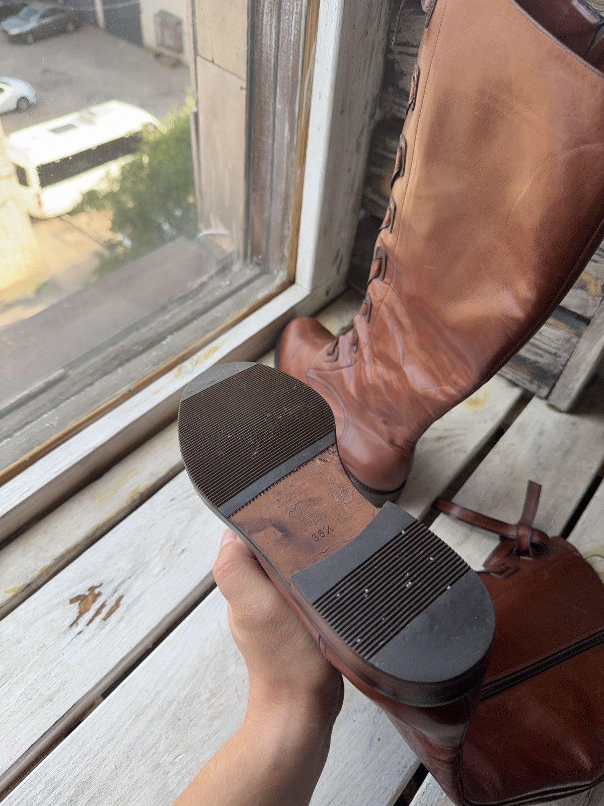 Bally Luxury 00s Bally Vintage Cowgirl Western High Boots 36 1/2 Size US 6 / IT 36 - 7 Thumbnail