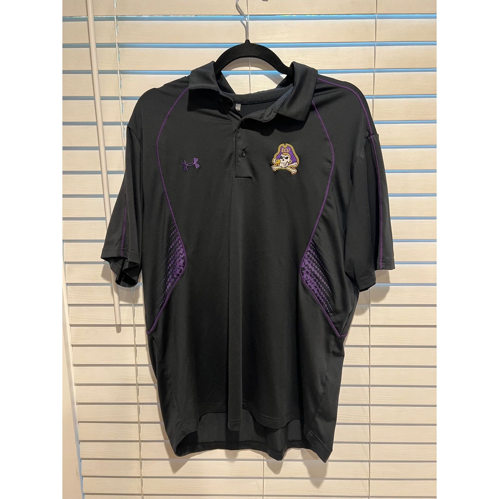 Under Armour Under Armour ECU Pirates Polo Shirt Men's Loose HeatGear Bla Size US L / EU 52-54 / 3 - 1 Thumbnail