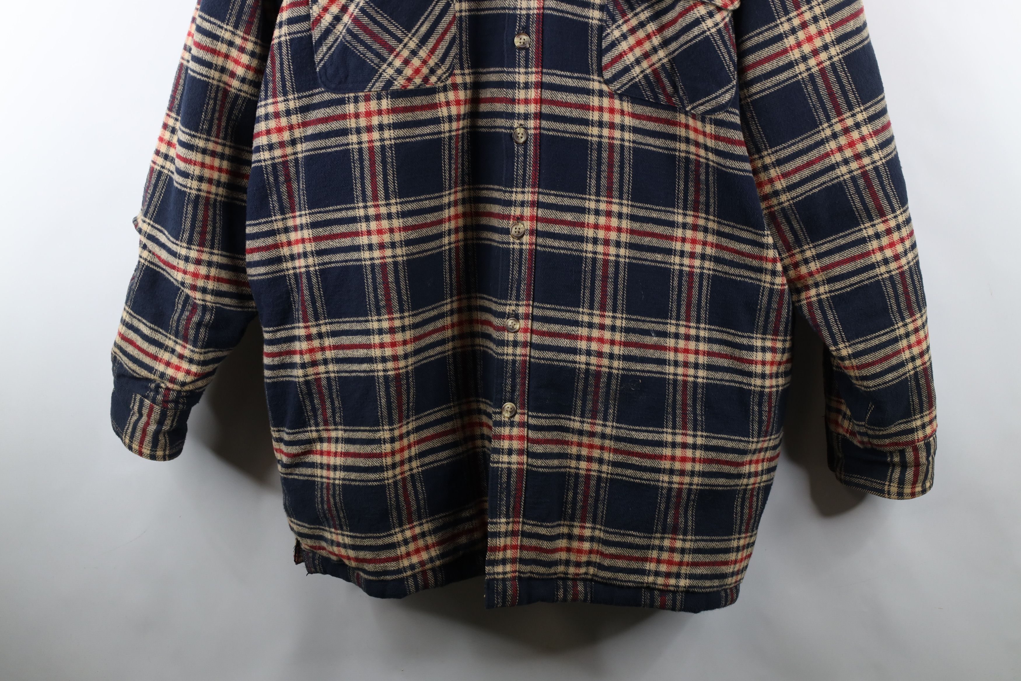 Cabelas × Vintage Vintage 90s Cabelas Flannel Button Shirt Jacket Jac Shirt Size US XXL / EU 58 / 5 - 3 Thumbnail