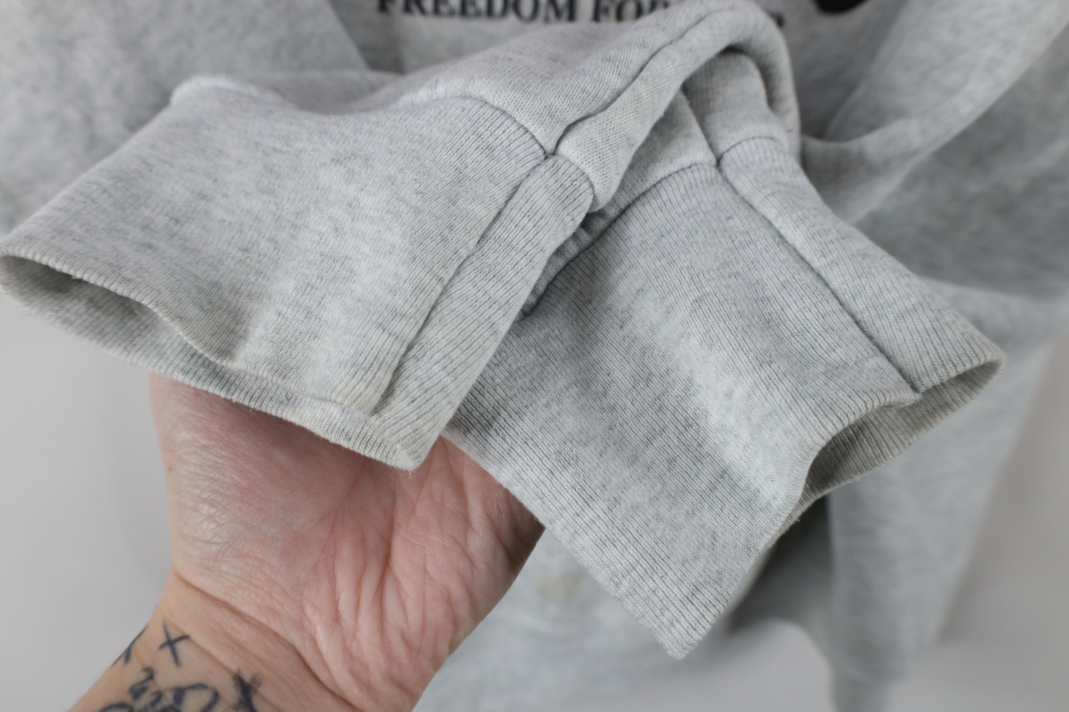 Vintage Vintage 90s Streetwear Flag Eagle Freedom Forever Sweatshirt Size US XXL / EU 58 / 5 - 9 Thumbnail