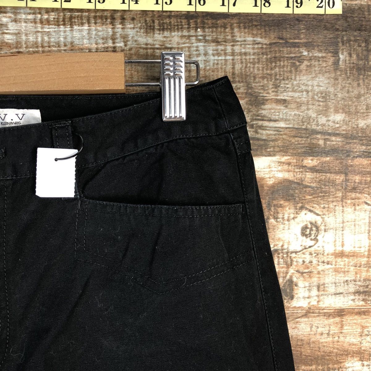 Japanese Brand A.V.V Black Cargo utility Multipocket Pants #A2436 Size 27" / US 4 / IT 40 - 8 Thumbnail