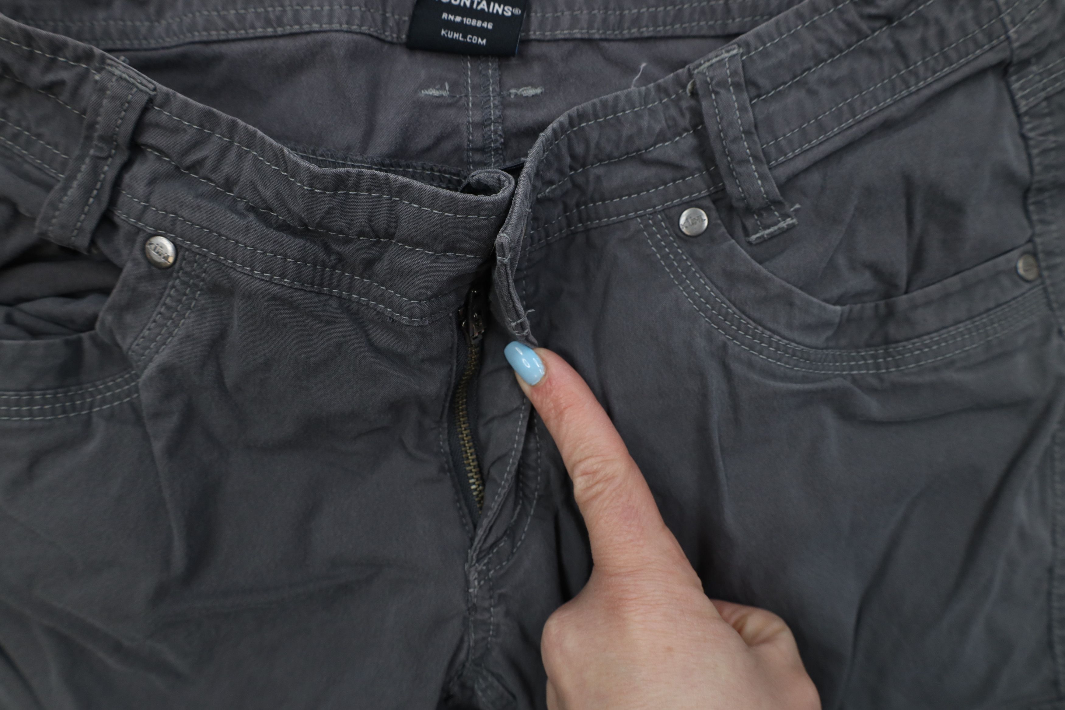 Kuhl Kuhl Mountain Short Splash Roll Up Hiking Cargo Pants Gray Size 28" / US 6 / IT 42 - 6 Thumbnail