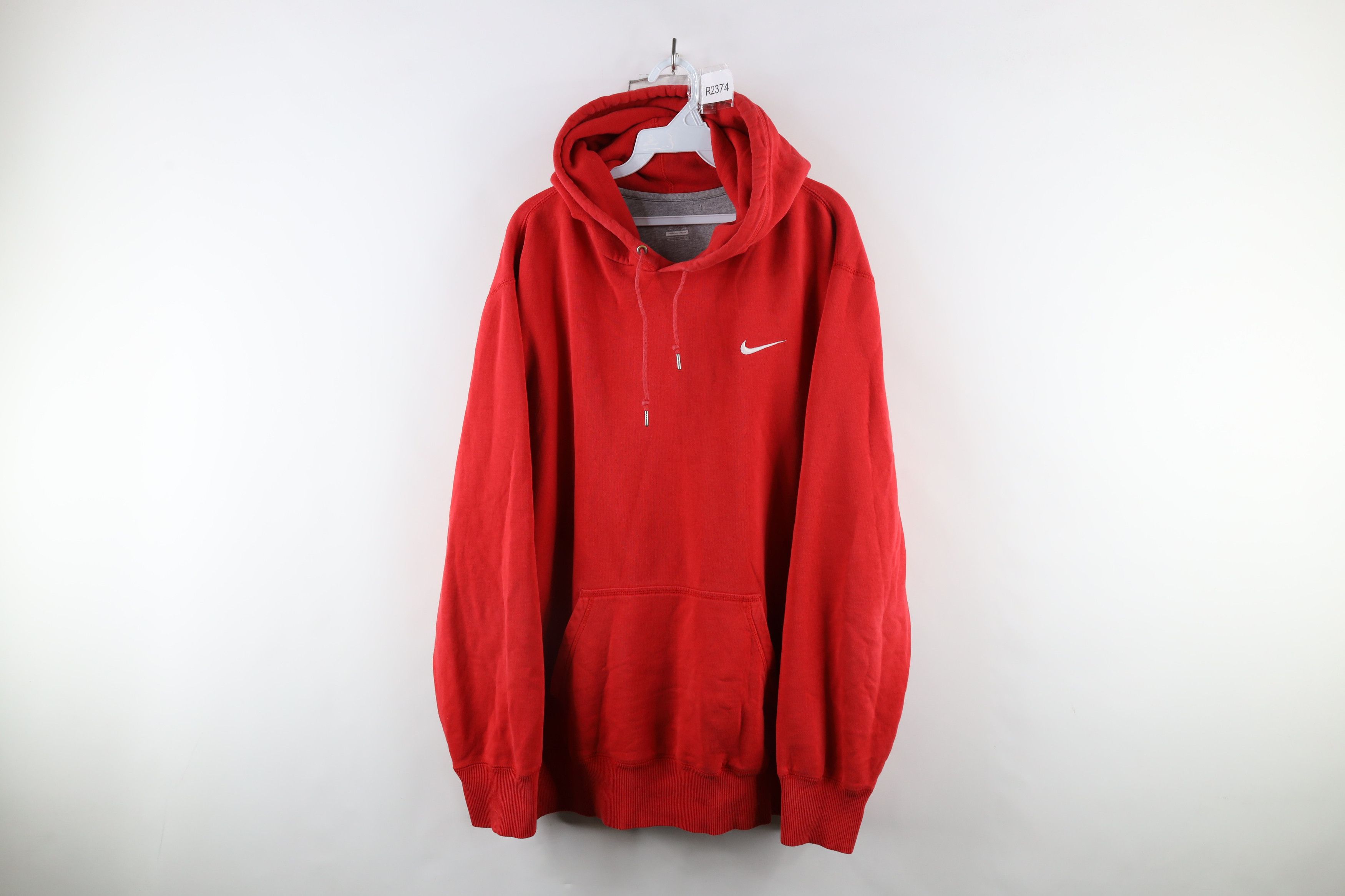 Vintage Nike Travis Scott Mini Swoosh Hoodie Sweatshirt Red