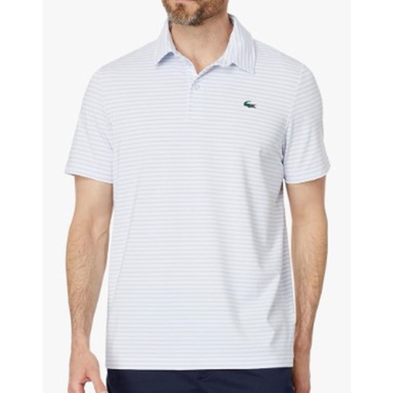 Lacoste Lacoste Men's Regular Fit Golf Polo, Blue/White, 4XL Size US XXL / EU 58 / 5 - 1 Thumbnail