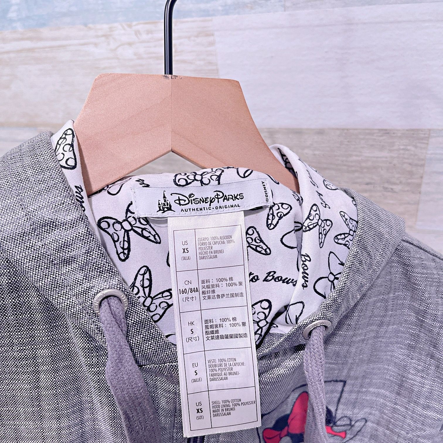 Disney DISNEY PARKS MINNIE MOUSE Rain Jacket Gray Womens XS Size XS / US 0-2 / IT 36-38 - 6 Thumbnail