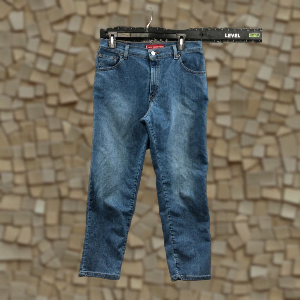 Levi's Levi's 550 Jeans Waist 32 Inseam 29 Regular Size 12 Womens Medium Wash Blue Relaxed Tapered Denim Size 34" / US 12 / IT 48 - 1 Thumbnail