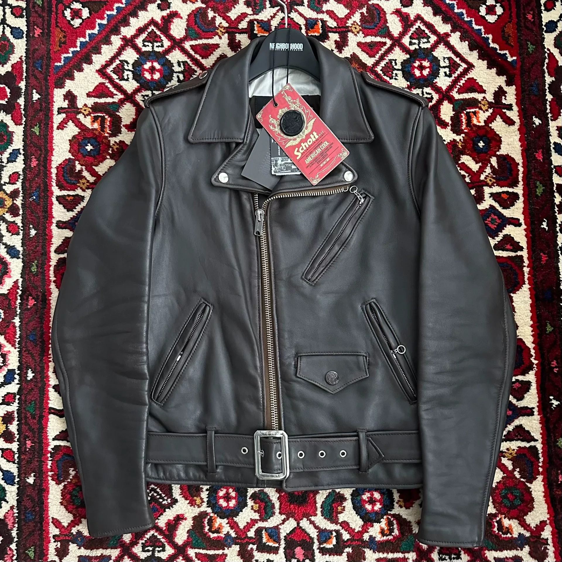 Neighborhood nbhd x schott leather jacket size 36 Size US S / EU 44-46 / 1 - 1 Thumbnail