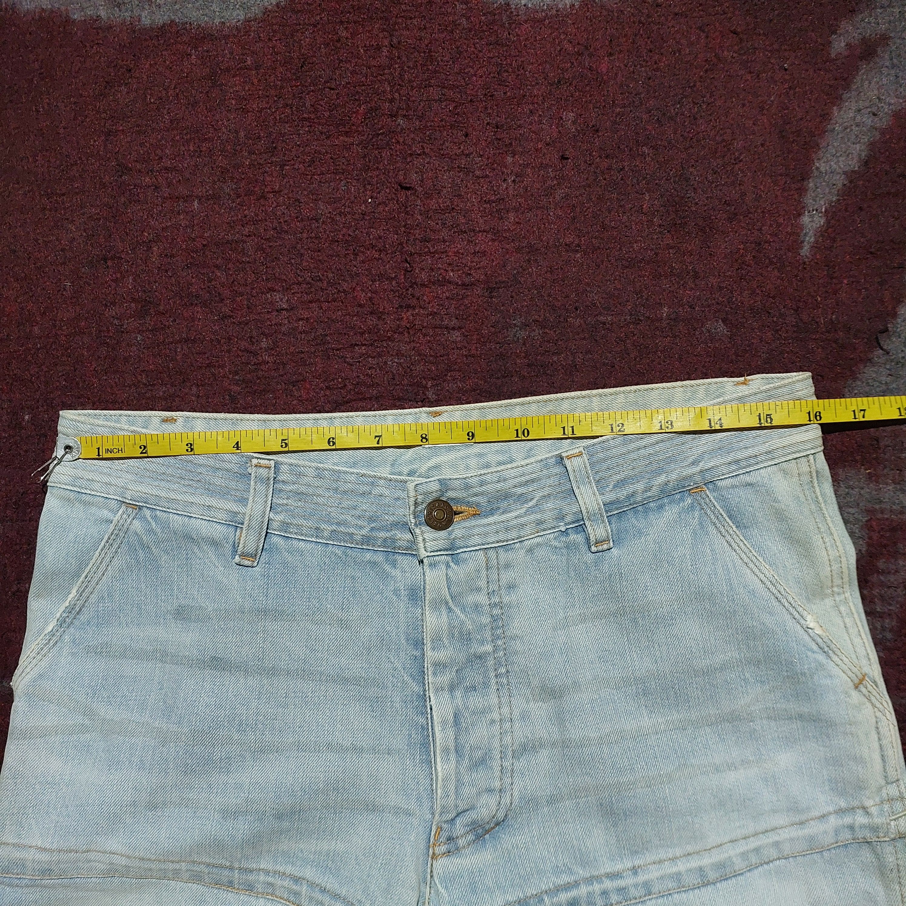 Issey Miyake Tsumori Chisato japan blue jeans open zipper bottom side Size US 32 / EU 48 - 13 Thumbnail