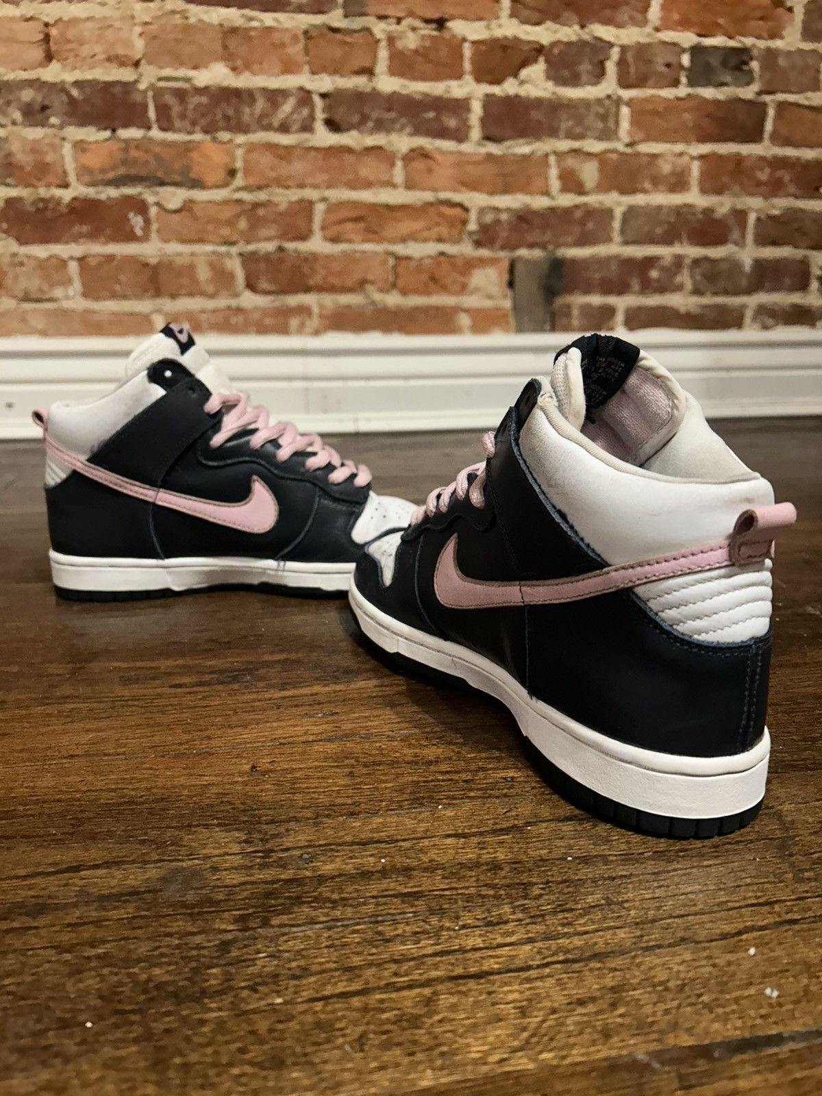 Nike SB Size 7 - Nike Dunk Pro SB High Shy Pink 2005 Size US 7 / EU 40 - 6 Thumbnail