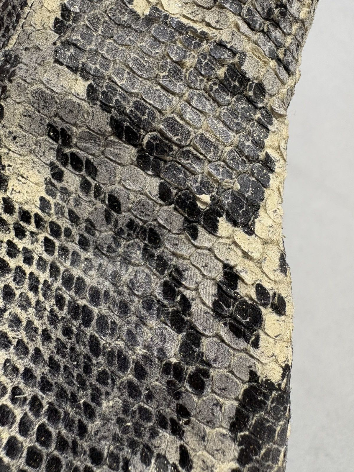 Designer Thierry Rabotin Python Print Leather Ankle Boots Women’s 38 Size US 8 / IT 38 - 12 Thumbnail
