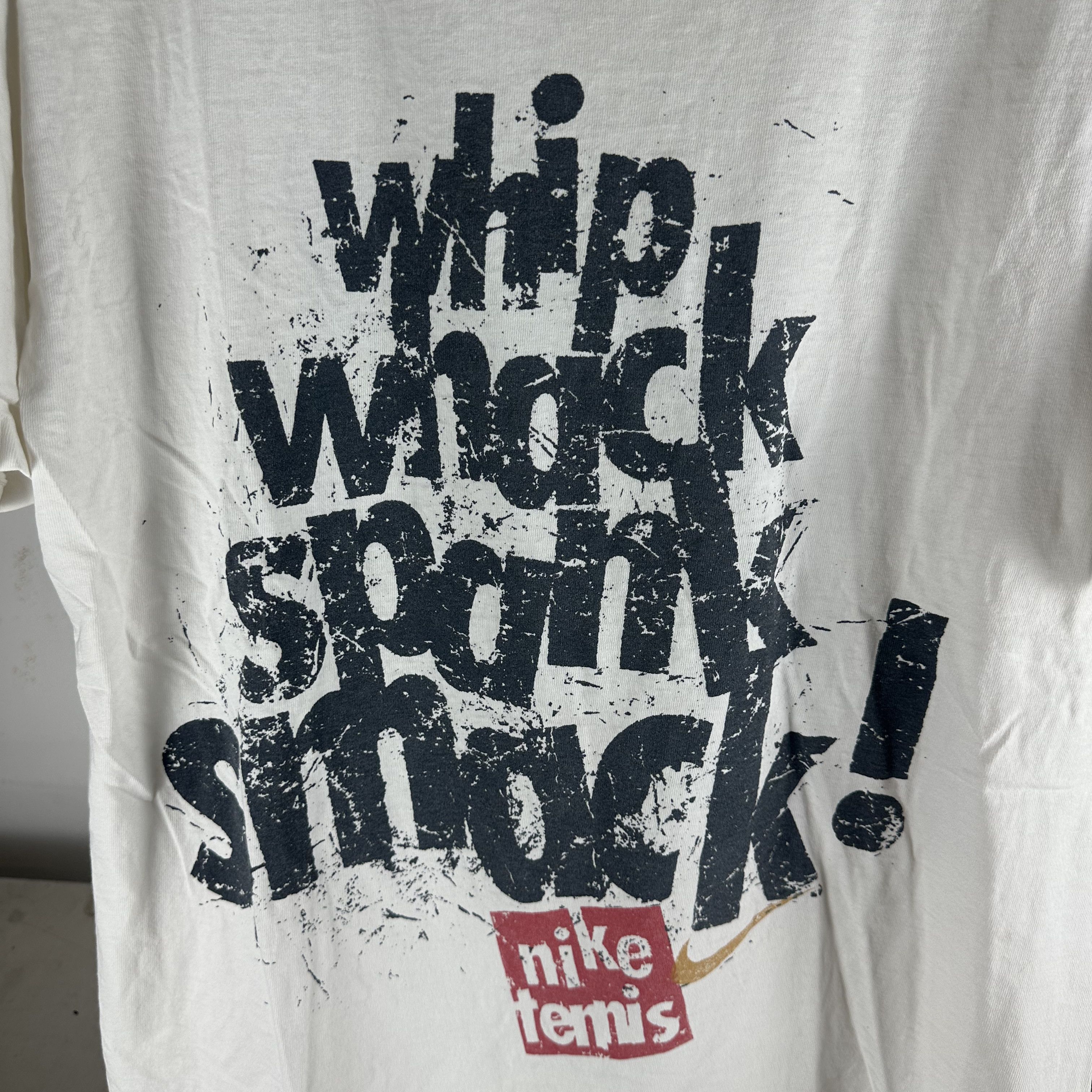 Vintage Vintage 1994 Nike Tennis Events Promo Single Stitch T-shirt Size US XL / EU 56 / 4 - 2 Thumbnail
