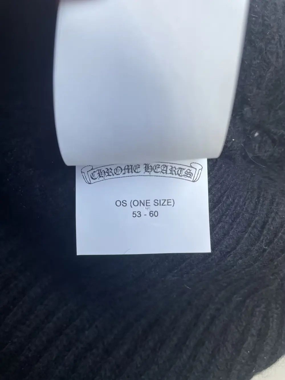 Chrome Hearts Chrome Hearts Cashmere CH Cross LOGO Black Beanie Size ONE SIZE - 7 Thumbnail