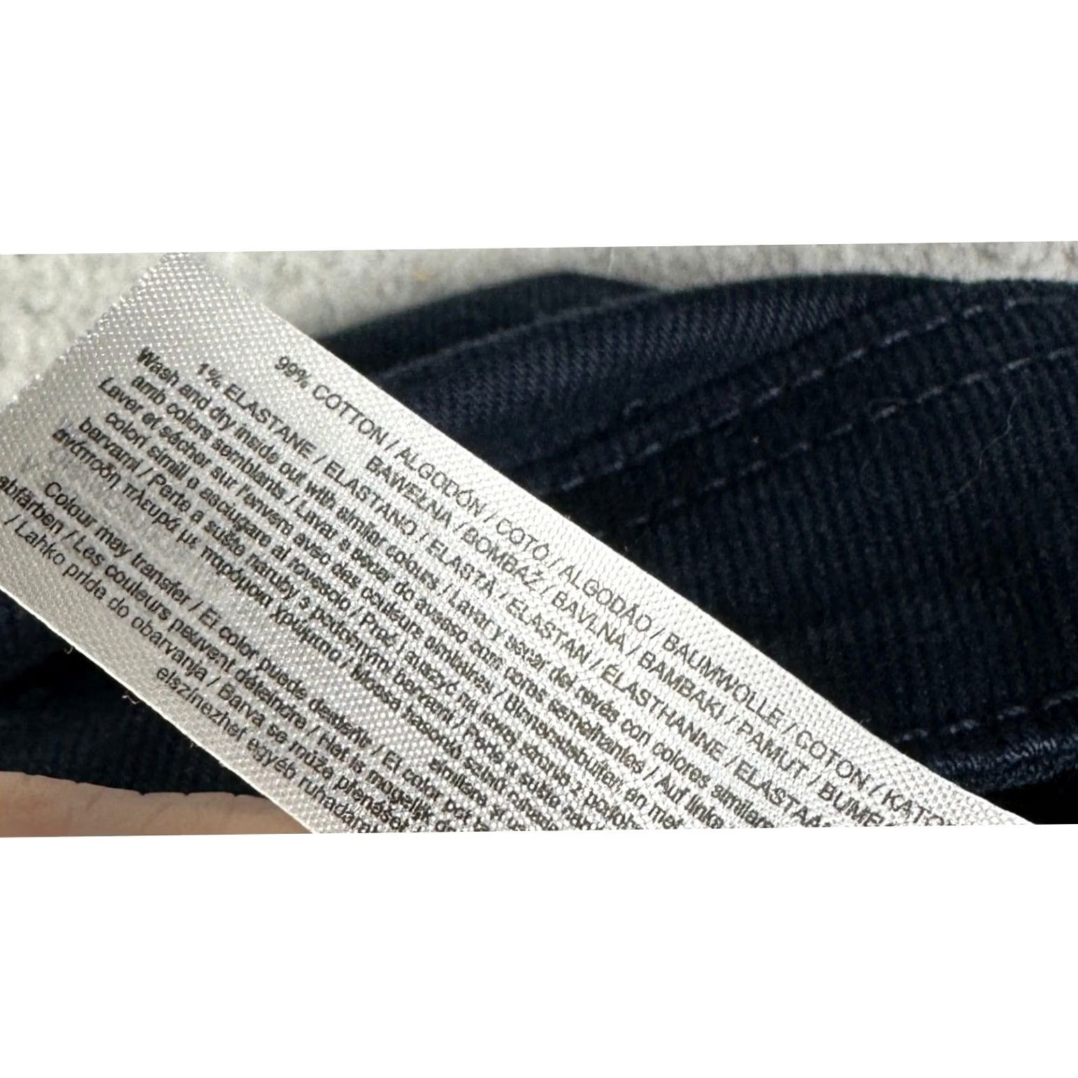 Denim & Co. Denim Co. Jeans Mens 30X32 Navy Blue Straight Leg Dark Wash Stretch Button Fly Size US 30 / EU 46 - 5 Thumbnail