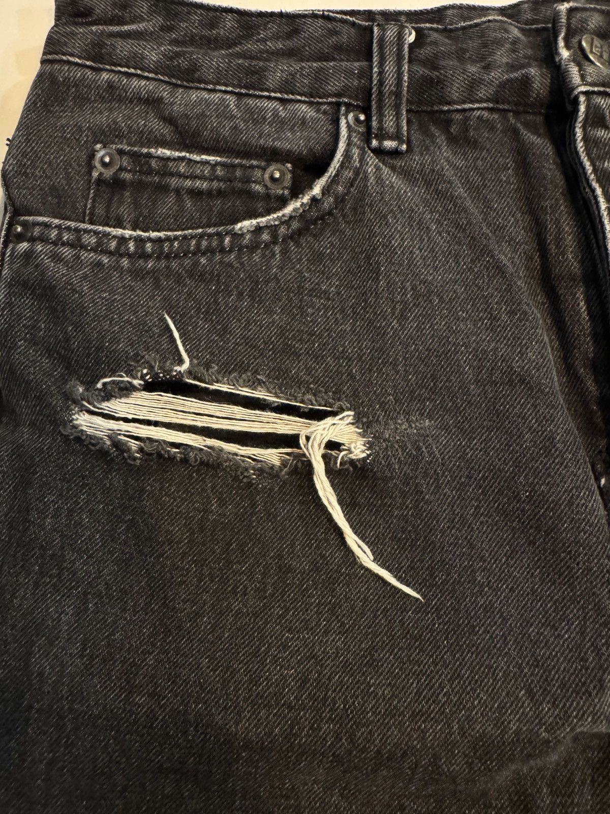 Ksubi Custom bootcut ksubi black/grey denim Size US 30 / EU 46 - 3 Thumbnail