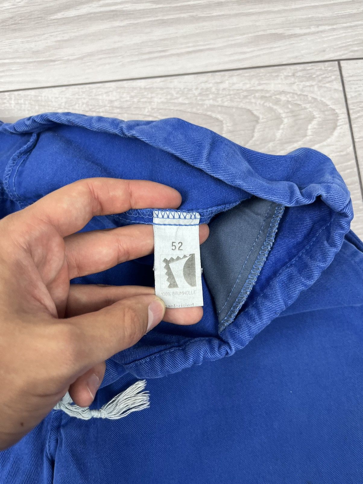 Le Laboureur Le Laboureur Vintage 70s French Blue Work Pants Size US 36 / EU 52 - 9 Thumbnail