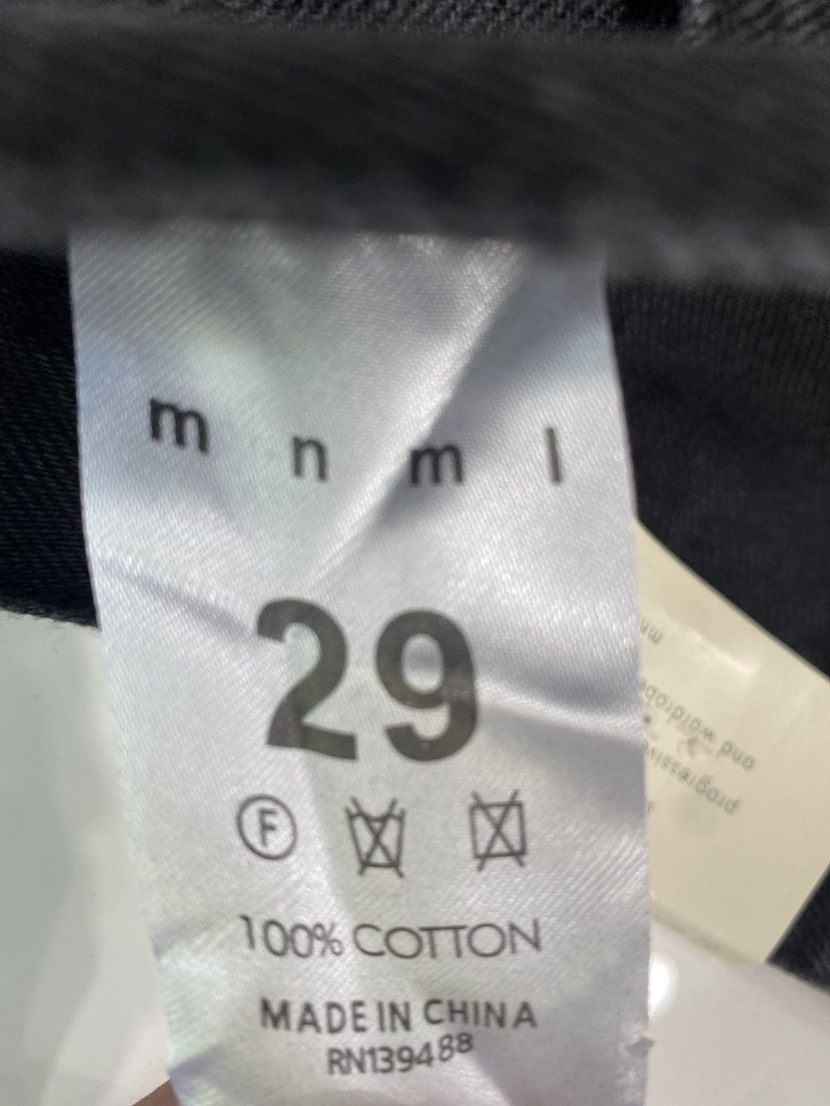 MNML MNML Black Flare Denim Jeans Size US 29 - 4 Thumbnail