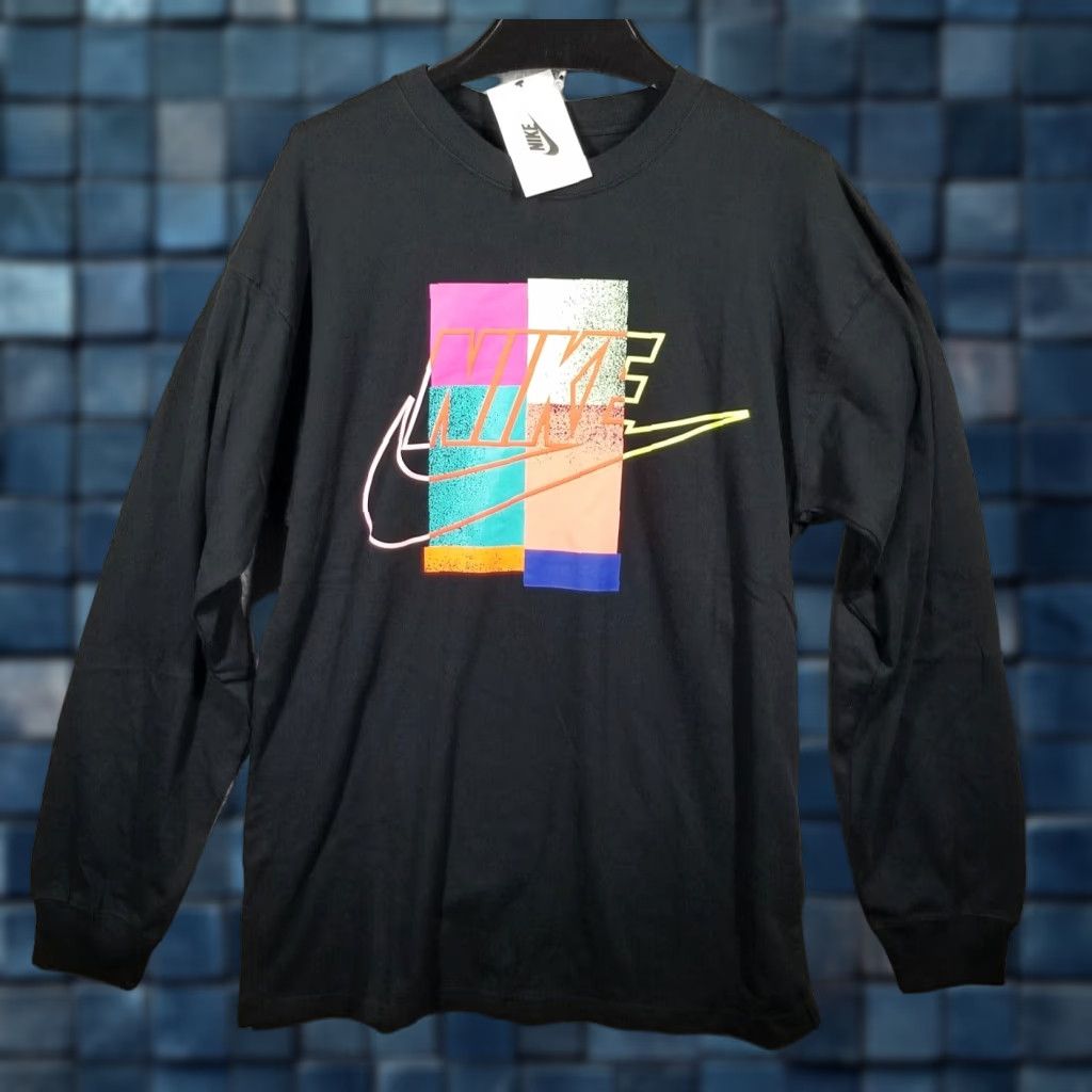 Nike Nike NikeLab X Atmos LS Shirt Black Multicolor CI3200-010 Men's Medium Fit 20X30 Size US M / EU 48-50 / 2 - 1 Thumbnail