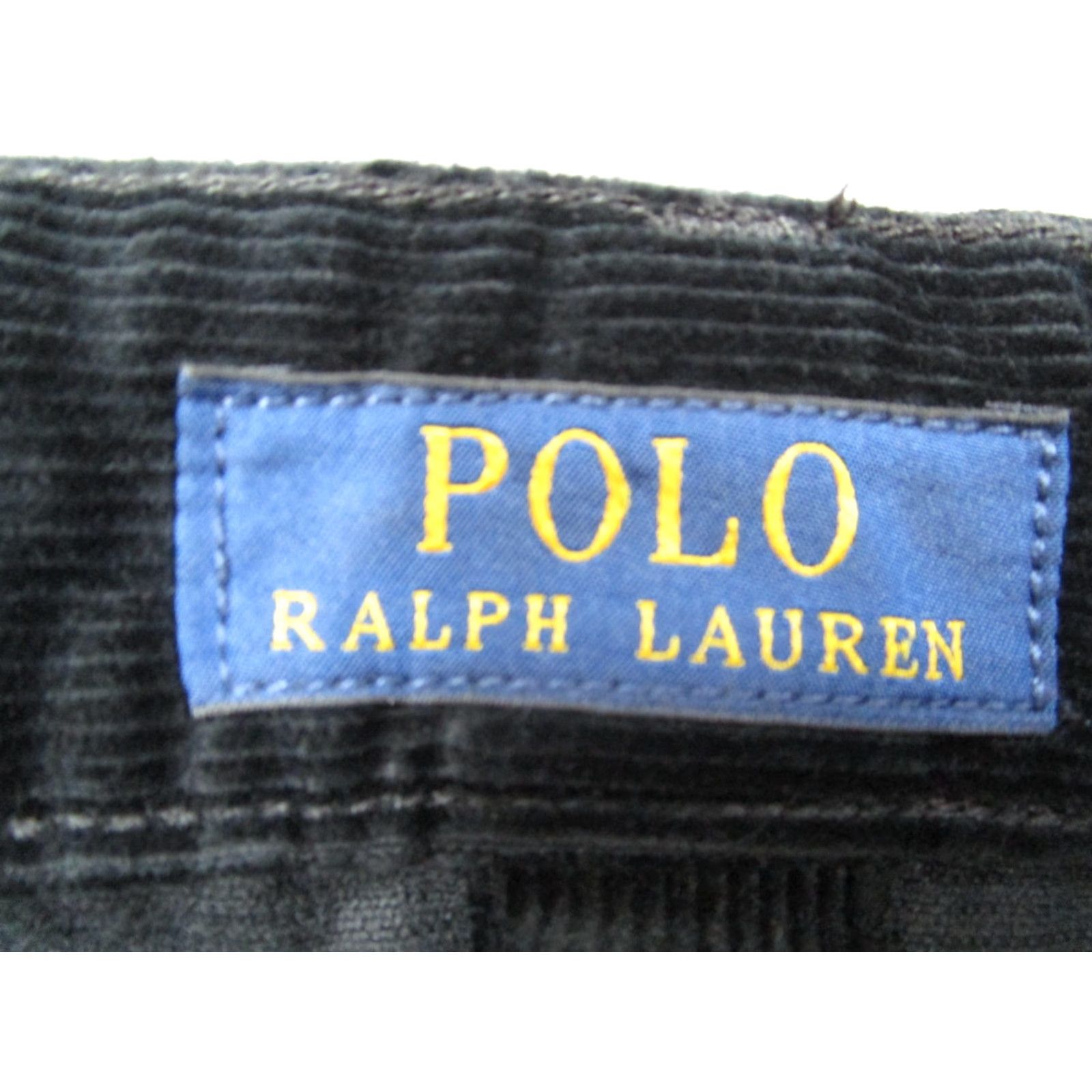 Polo Ralph Lauren Polo Ralph Lauren Pants Mens 5-Pocket Corduroy Straight Leg Black 42x32 Adult Regular Size 42 Inseam 32 Size US XL / EU 56 / 4 - 3 Thumbnail