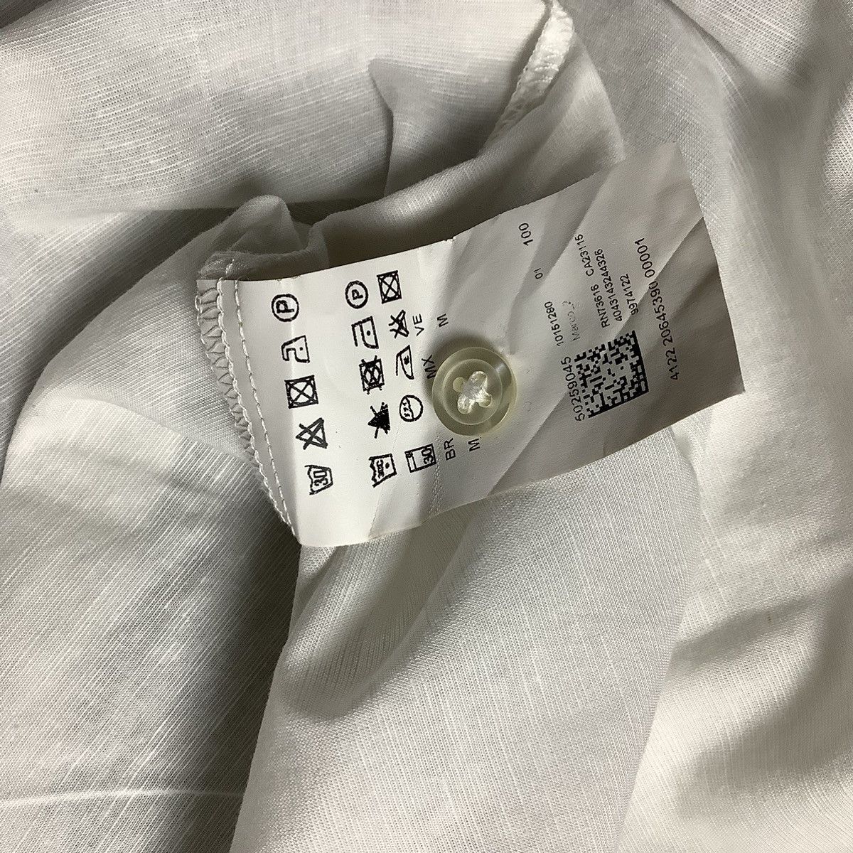 Hugo × Hugo Boss Hugo Boss Oxford White Shirt Size US M / EU 48-50 / 2 - 9 Thumbnail